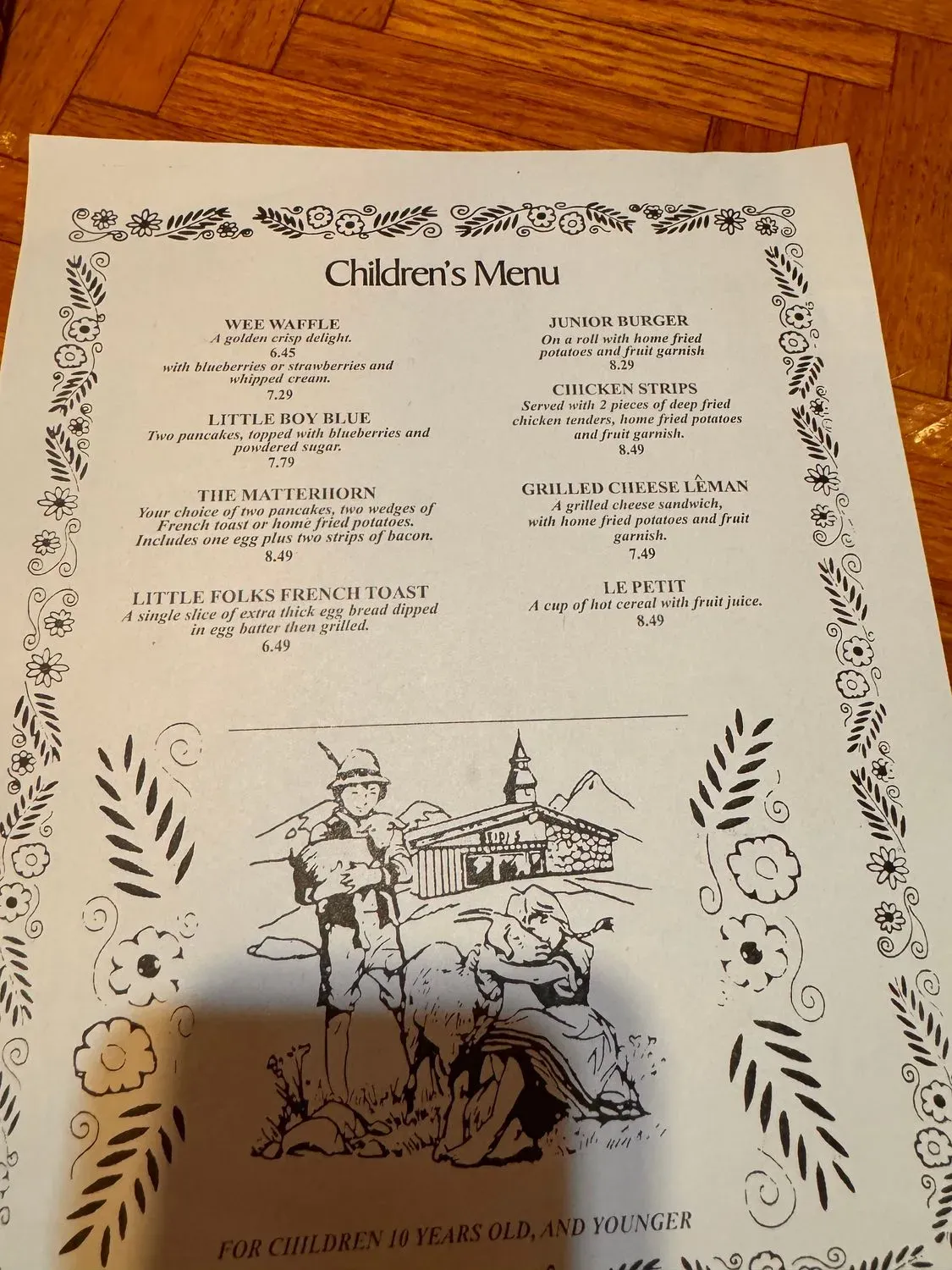 Menu 4