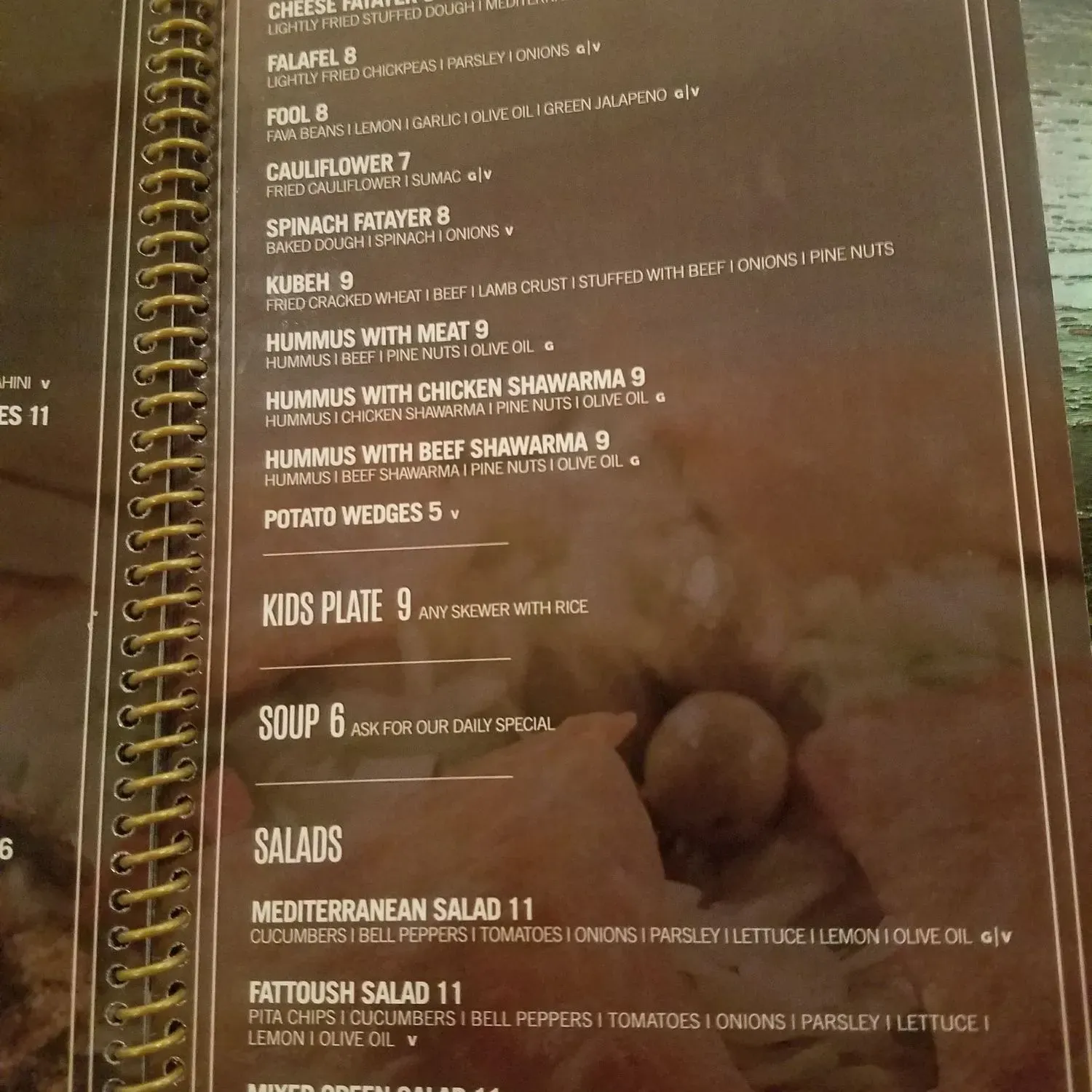 Menu 2