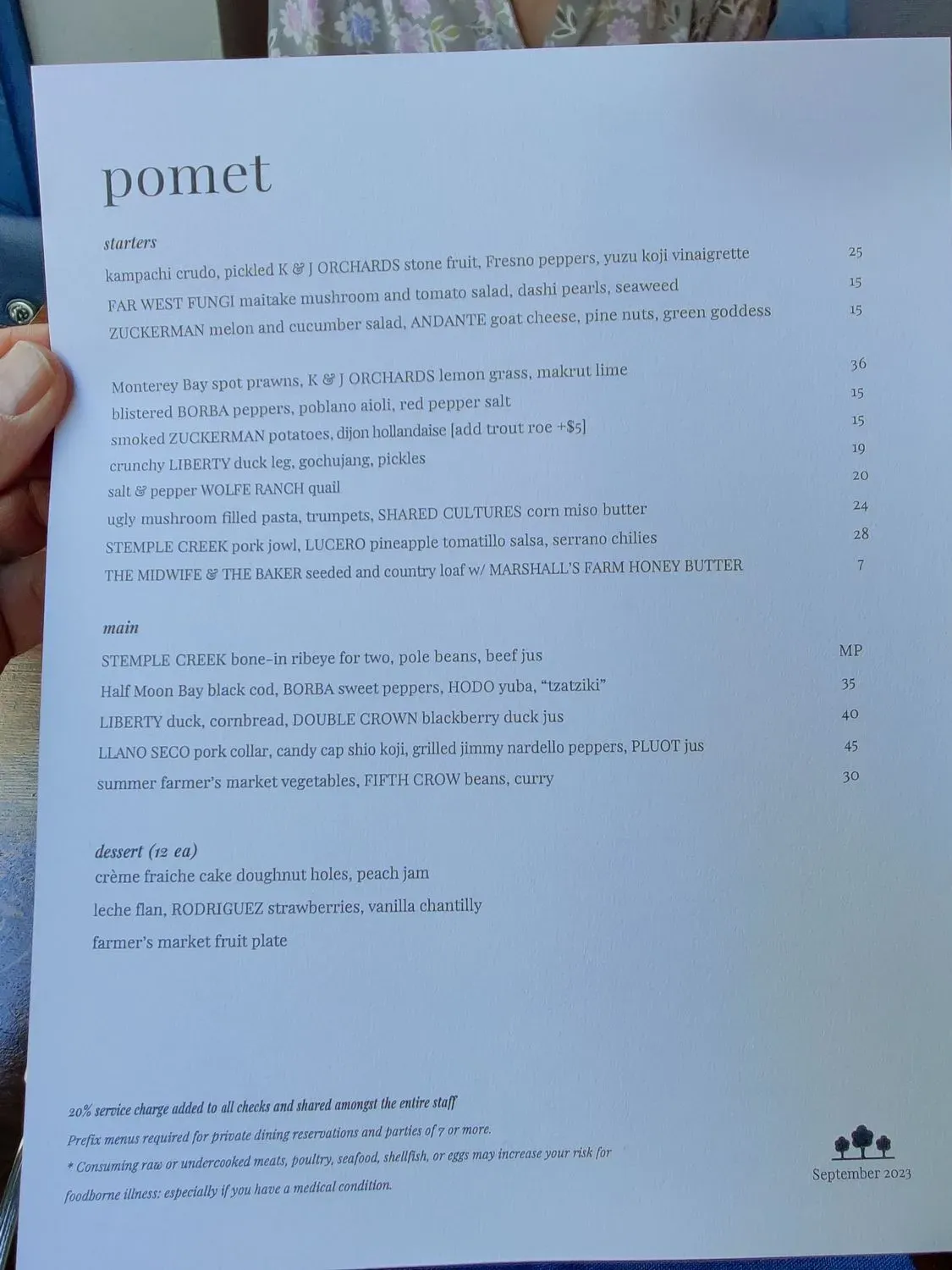 Menu 6