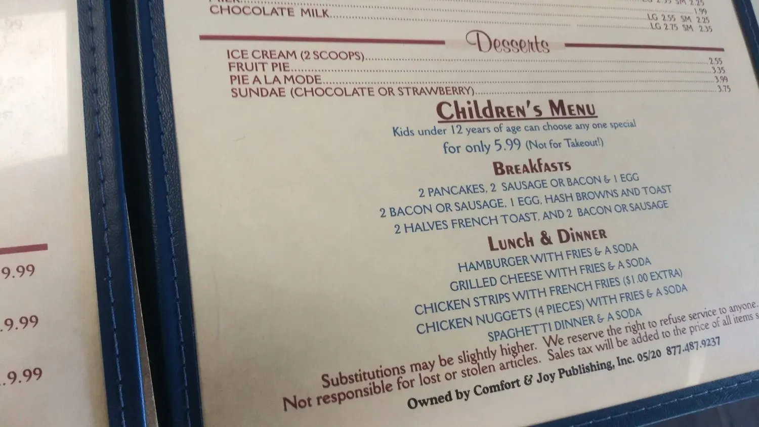 Menu 5