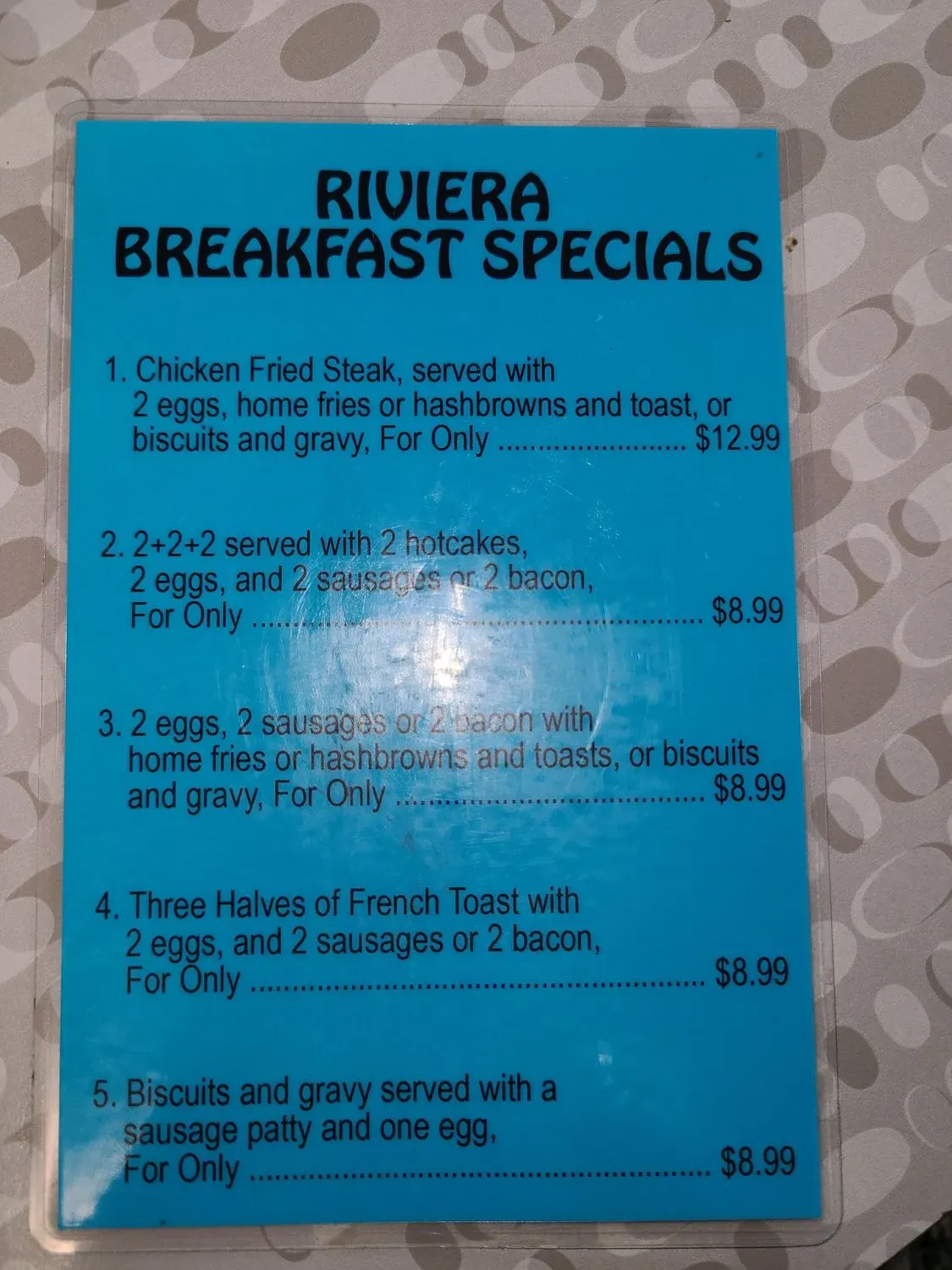 Menu 4