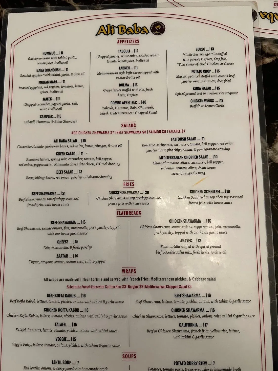 Menu 6