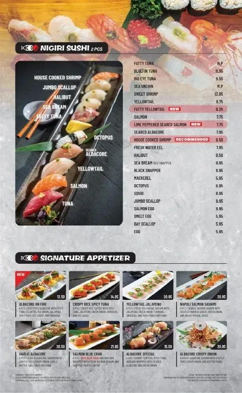 Menu 6