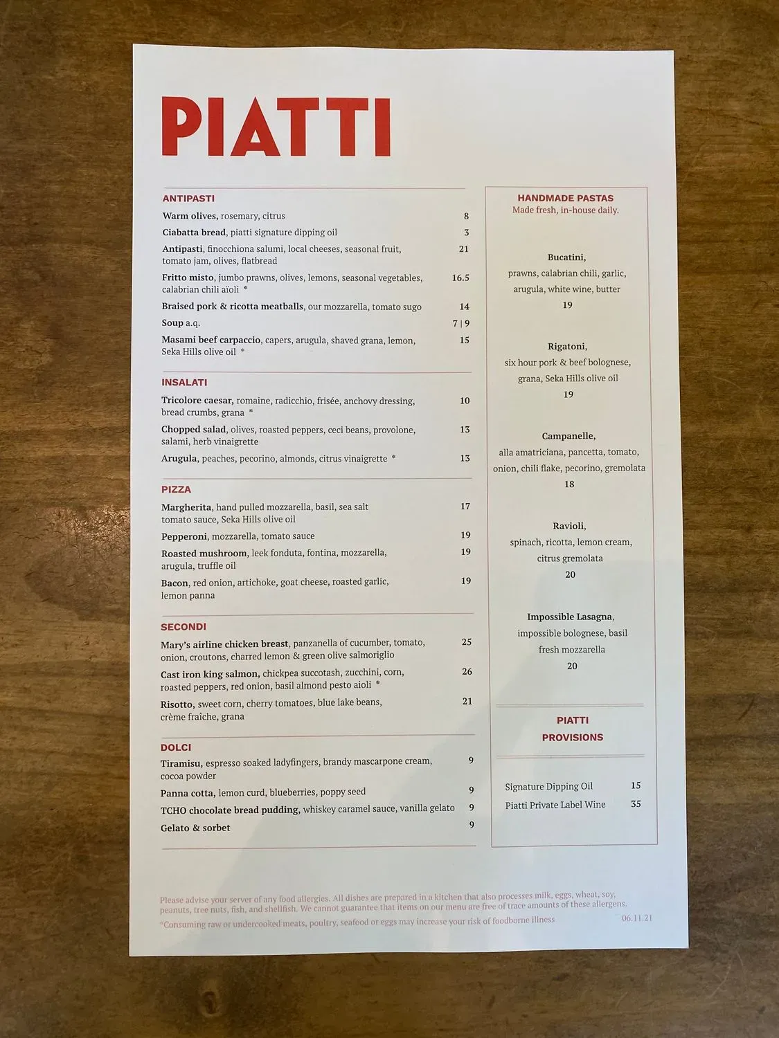 Menu 6