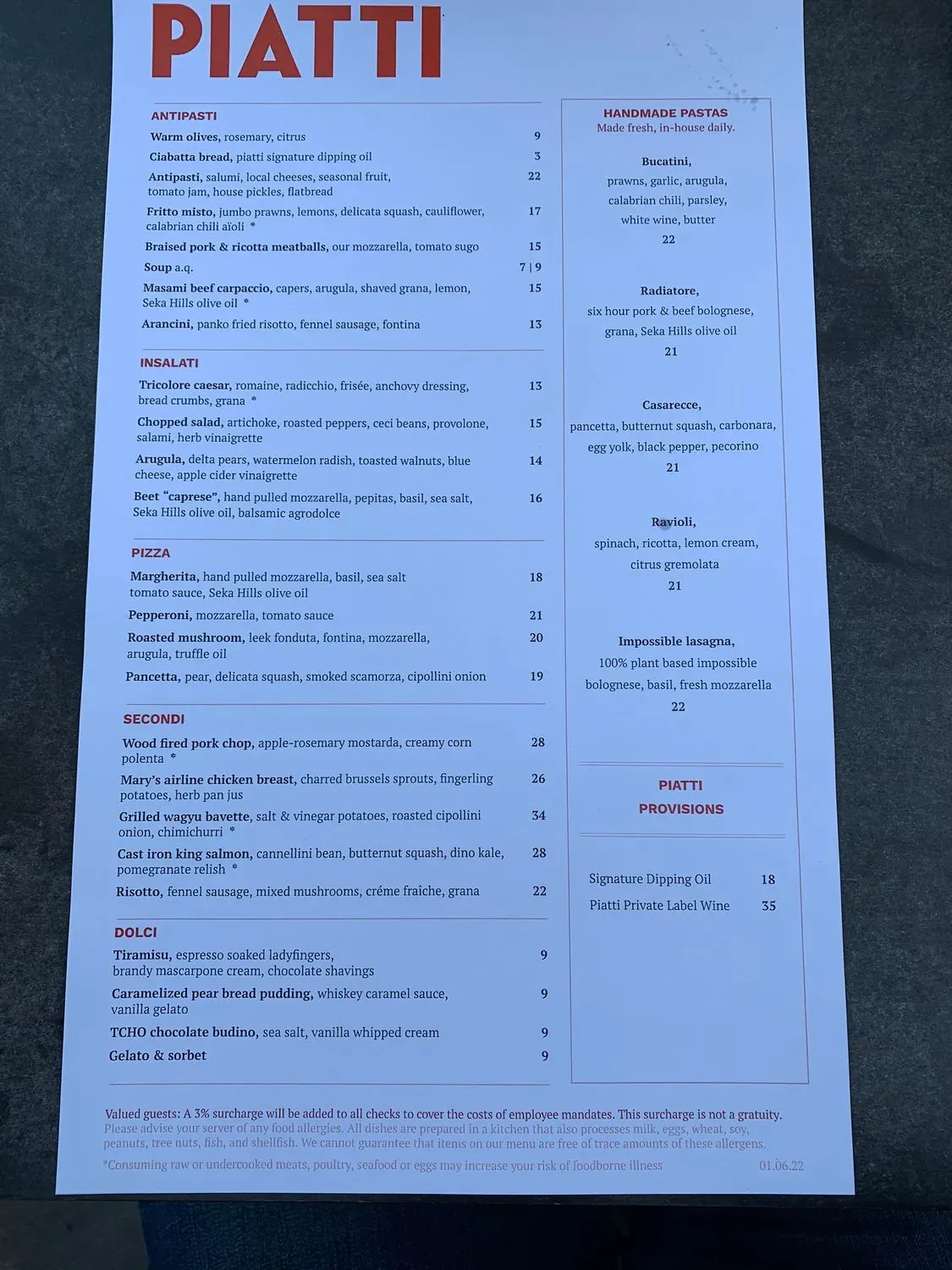 Menu 5