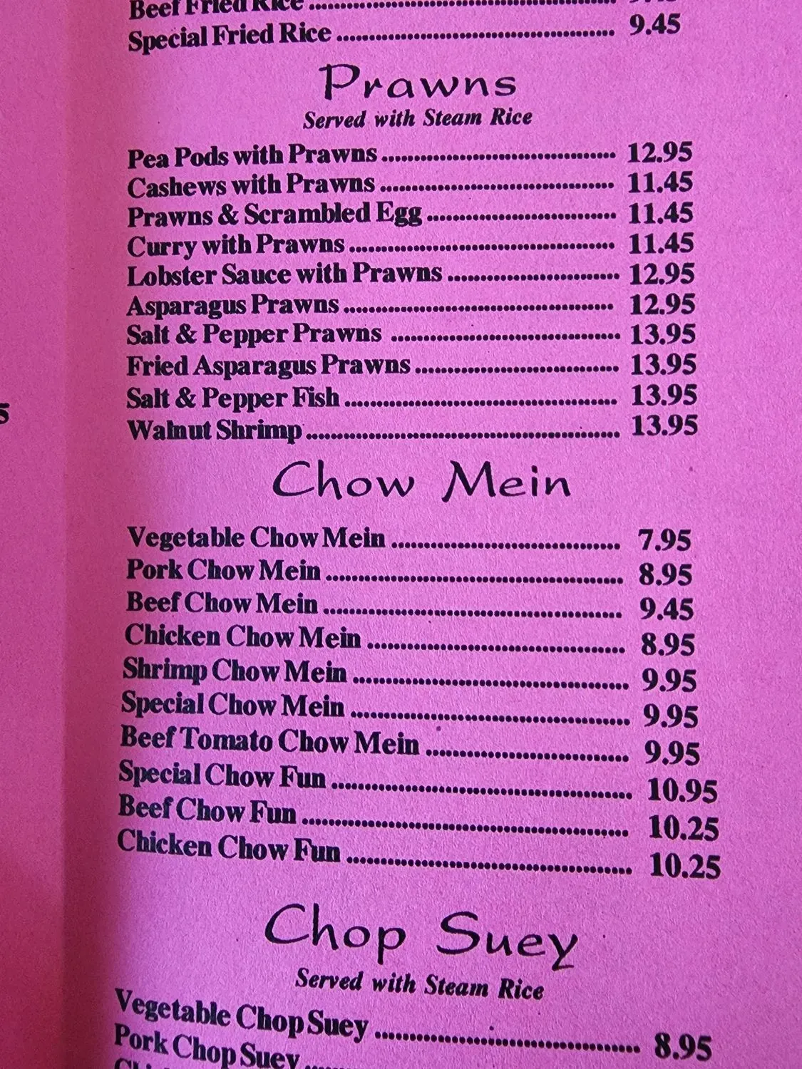 Menu 5