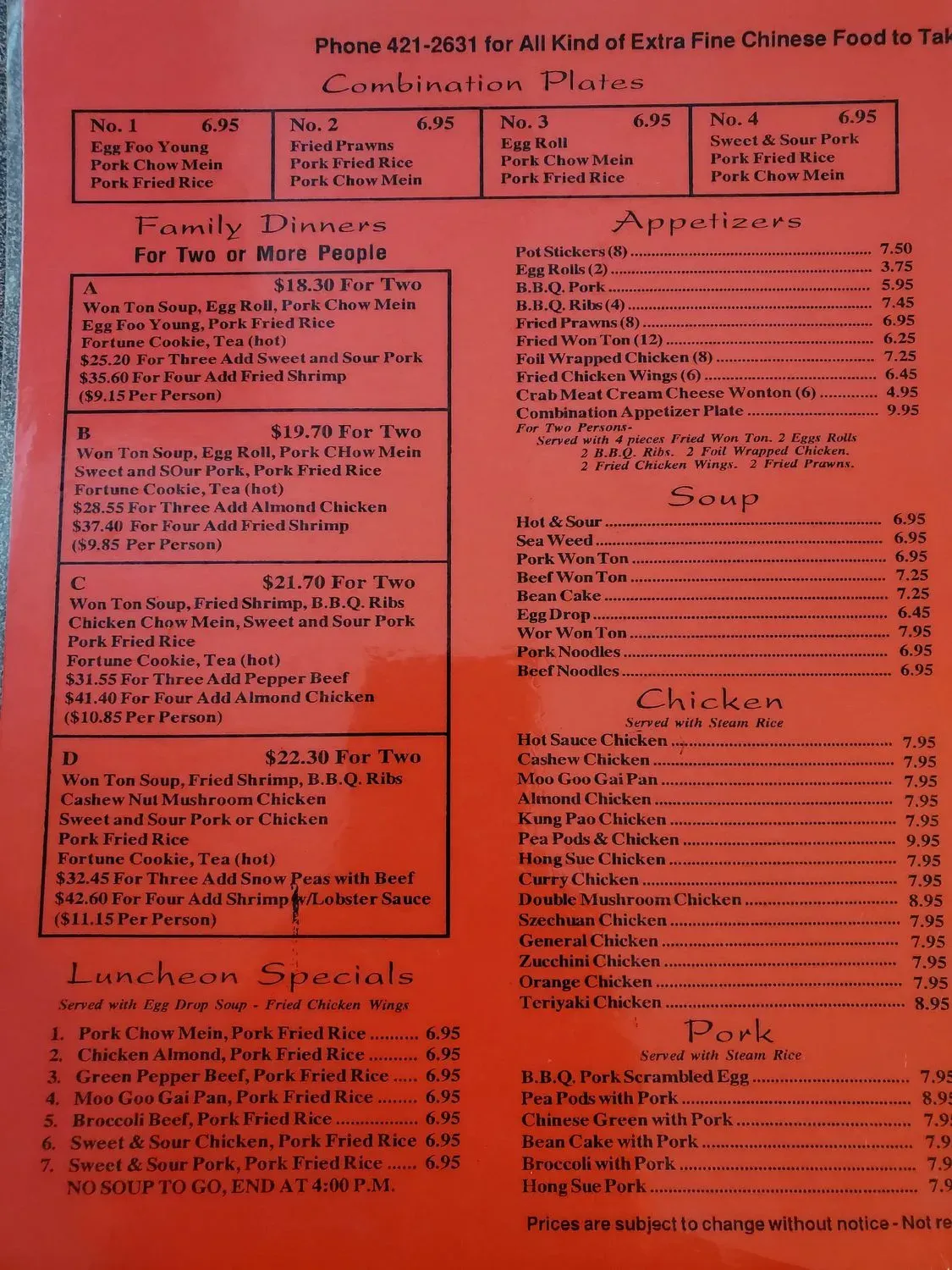 Menu 4