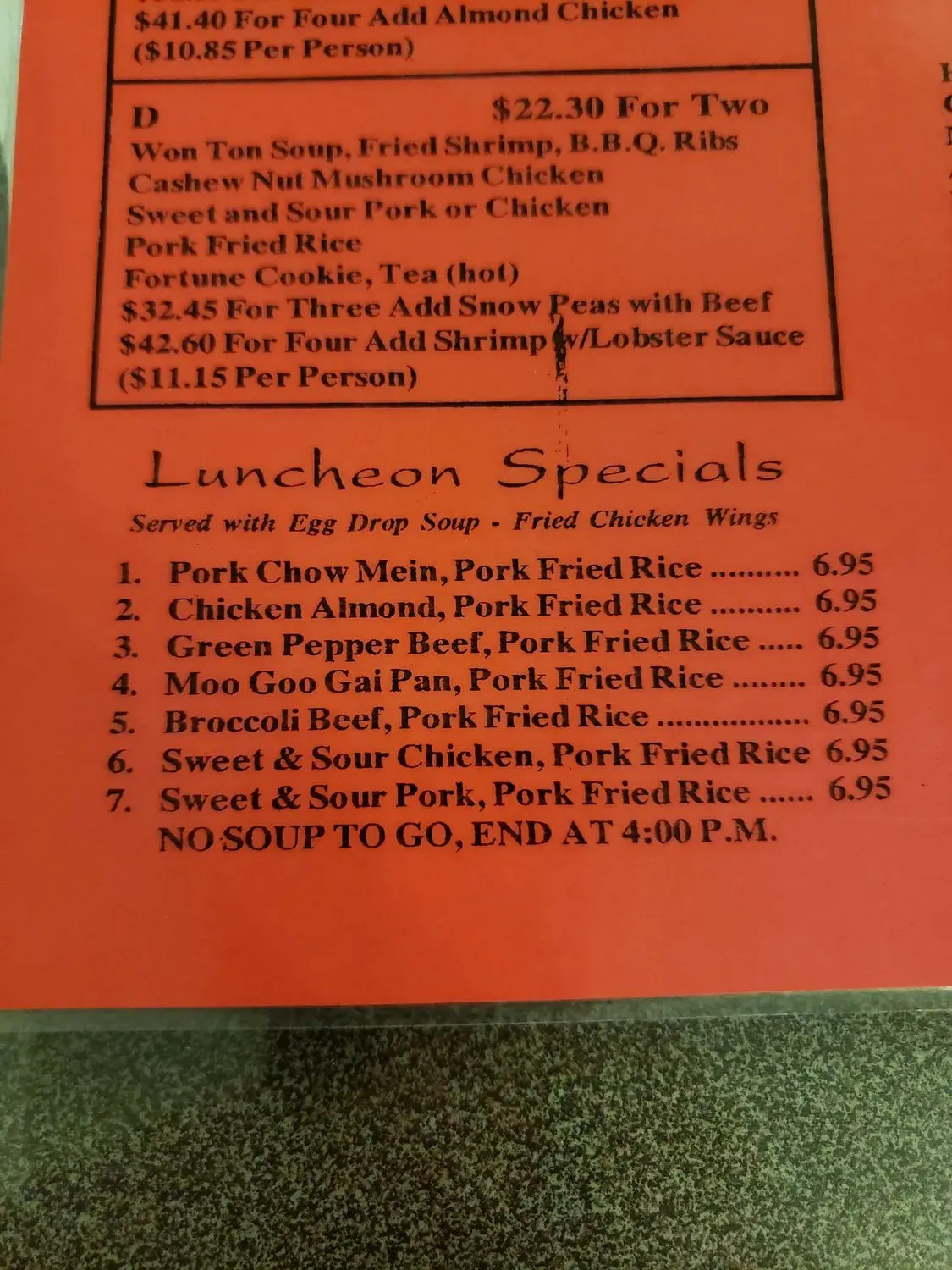 Menu 3