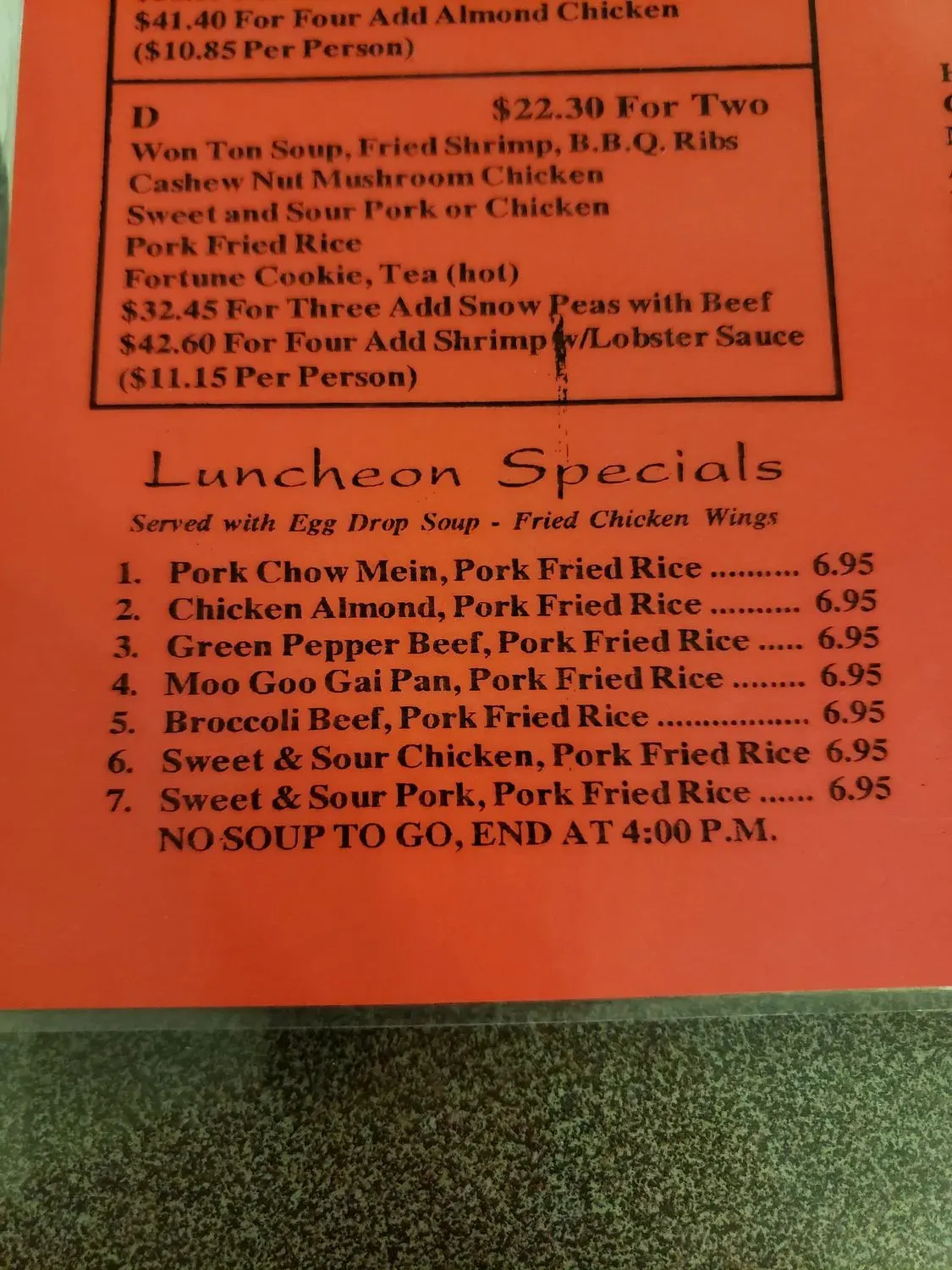 Menu 6