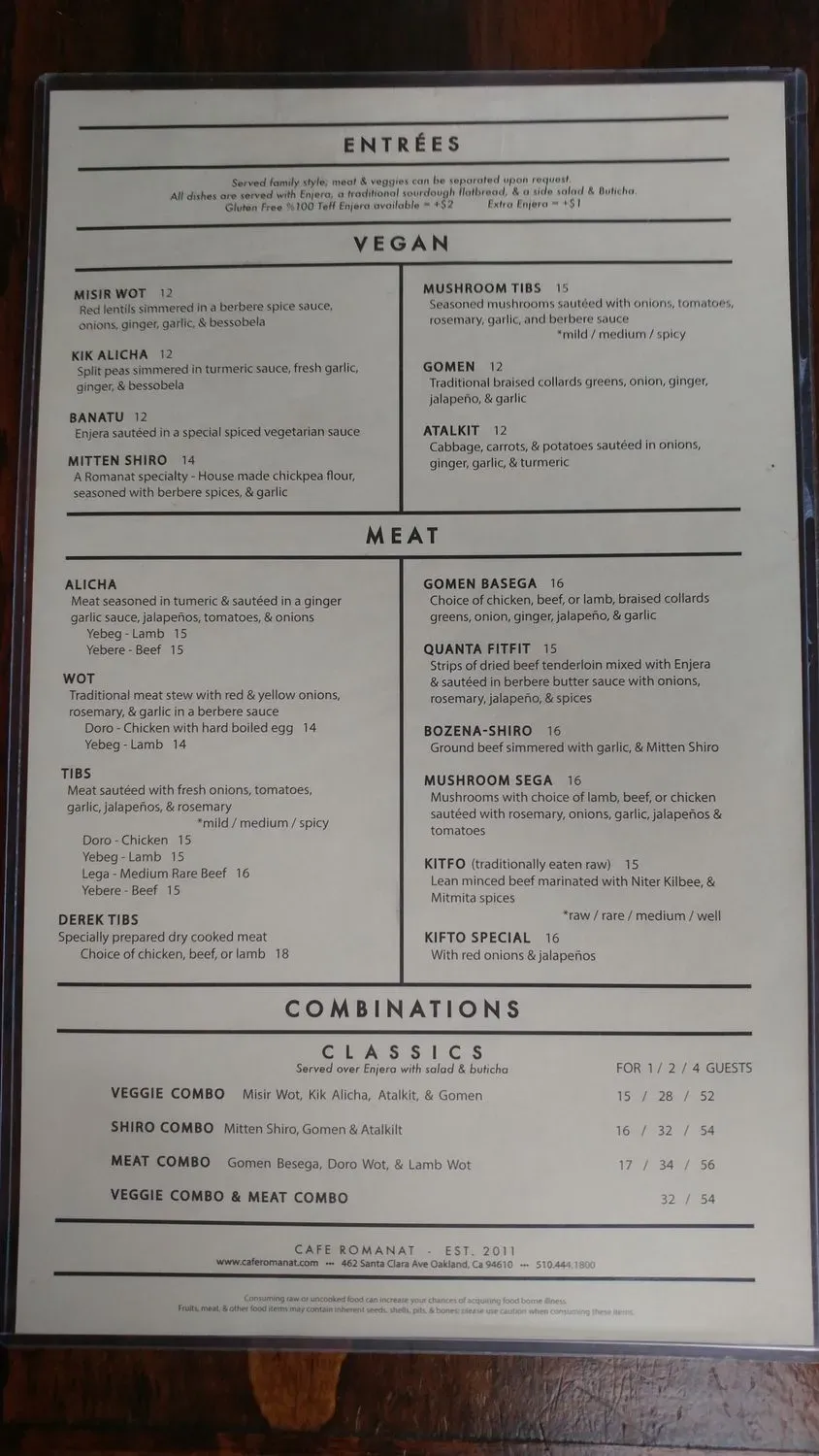 Menu 4