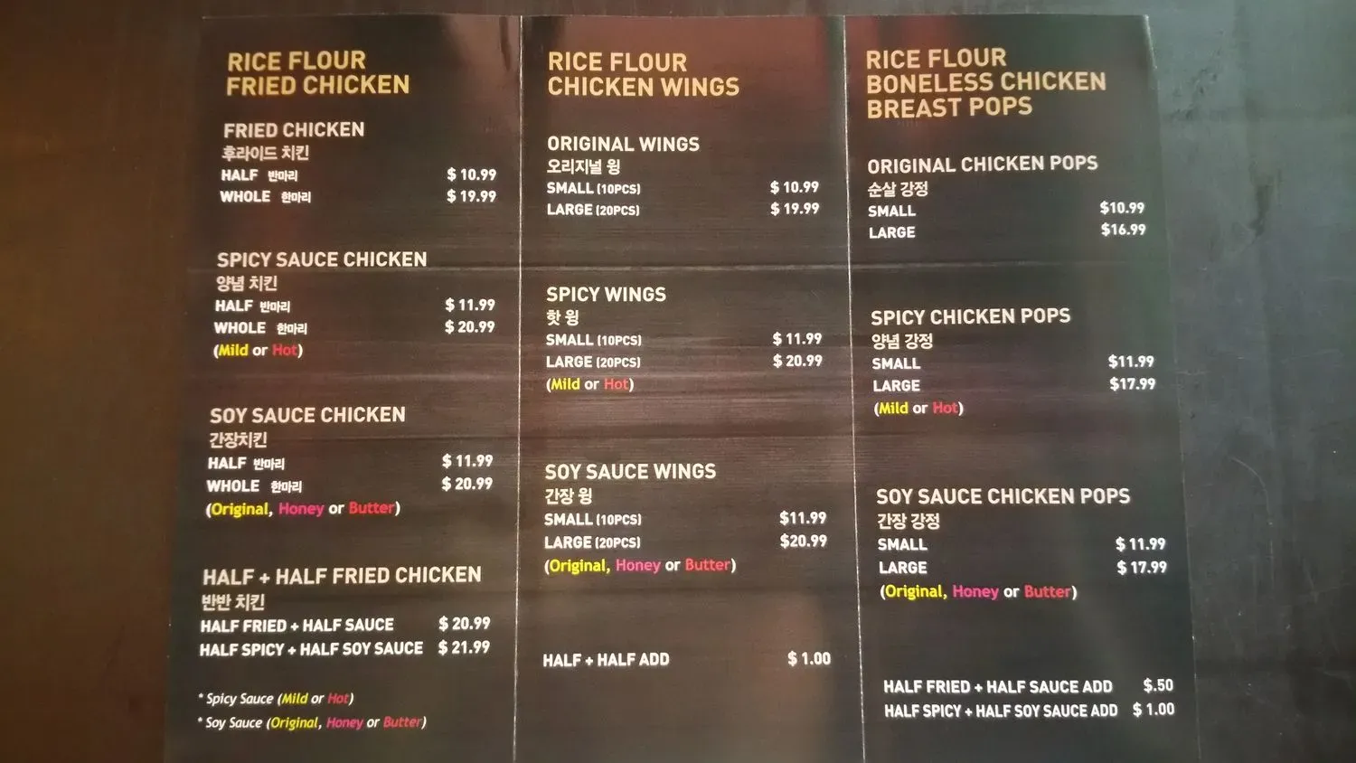 Menu 5