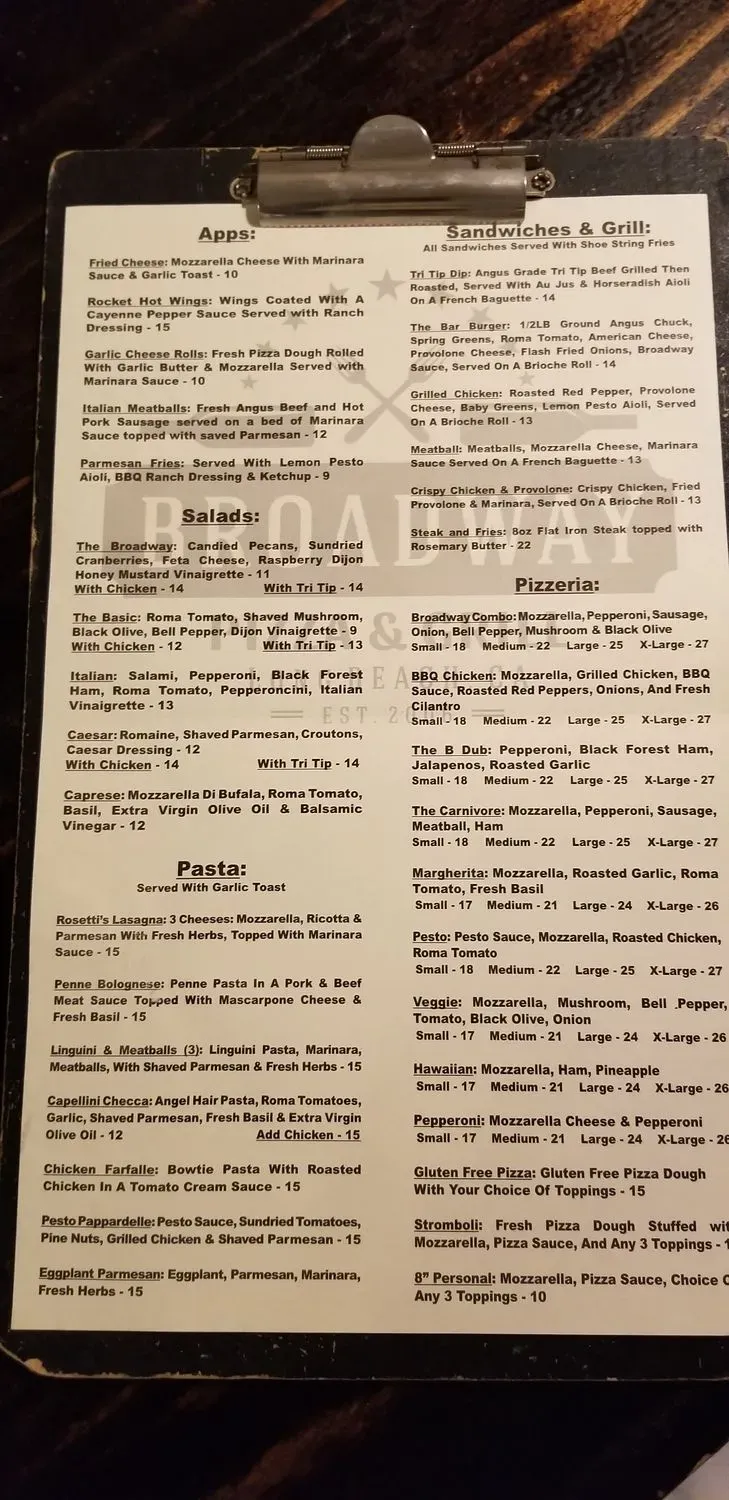 Menu 2