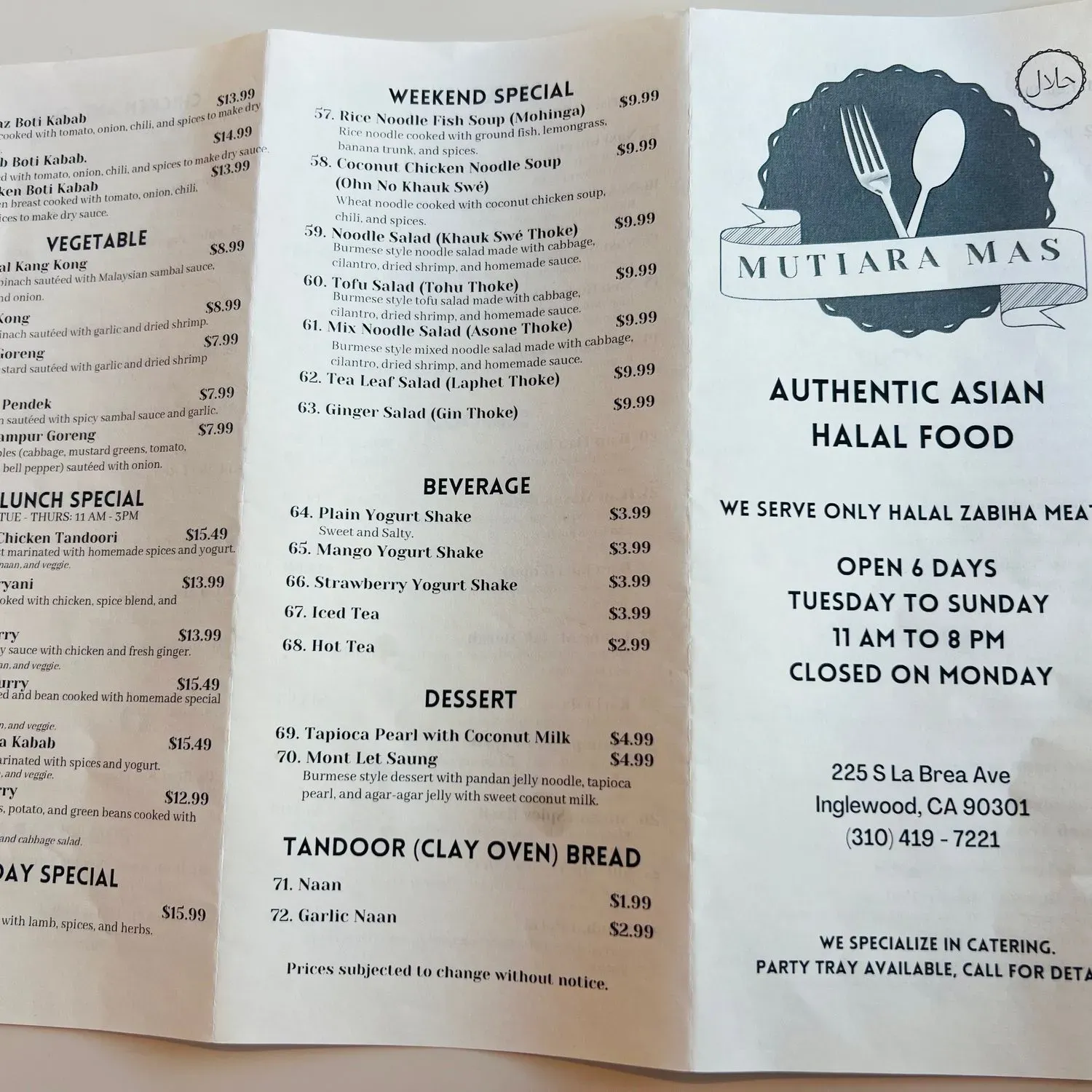 Menu 3