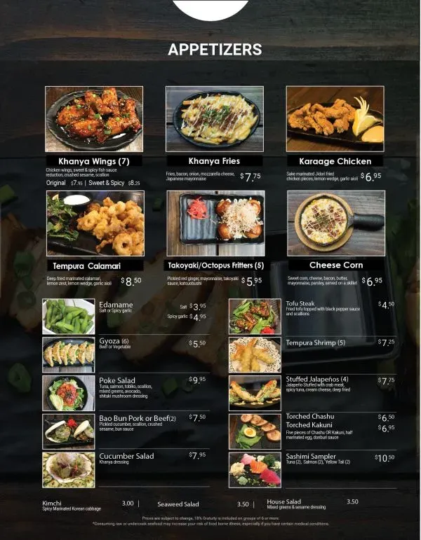 Menu 6