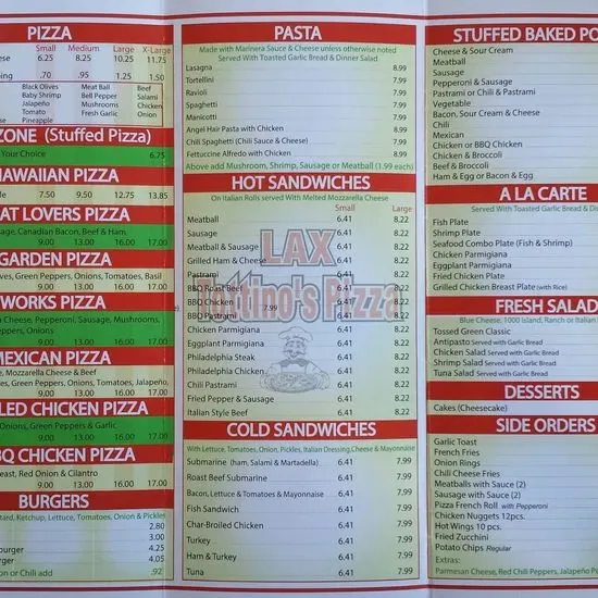 Menu 2