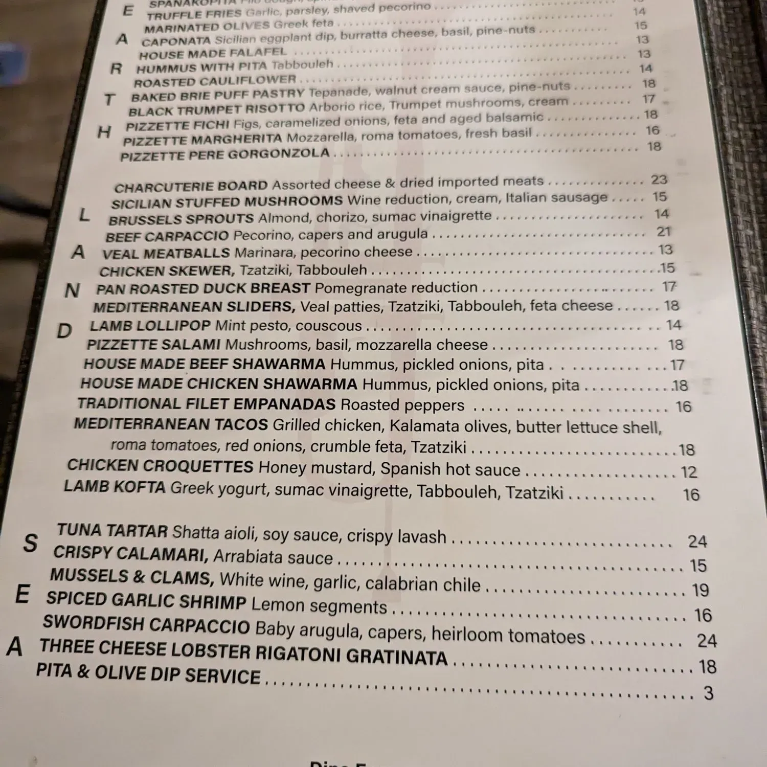 Menu 3