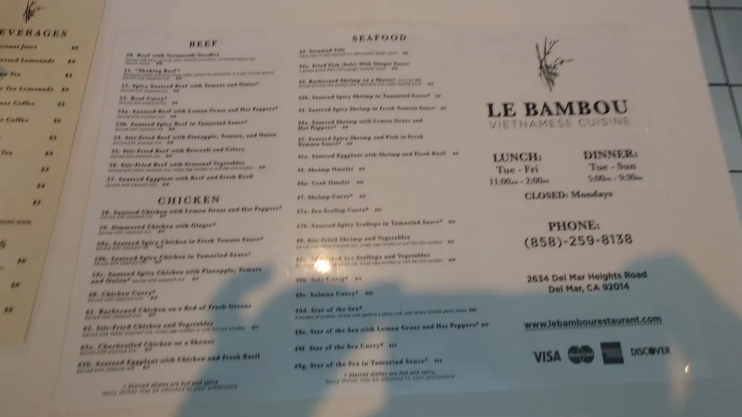 Menu 2