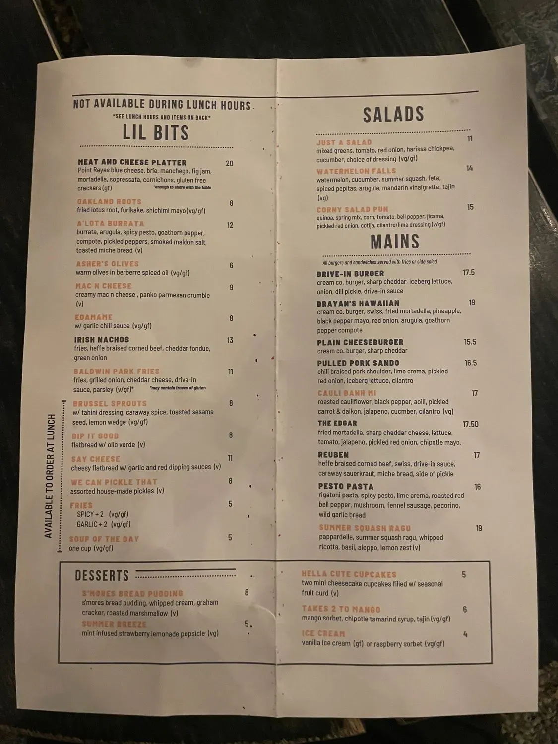 Menu 2