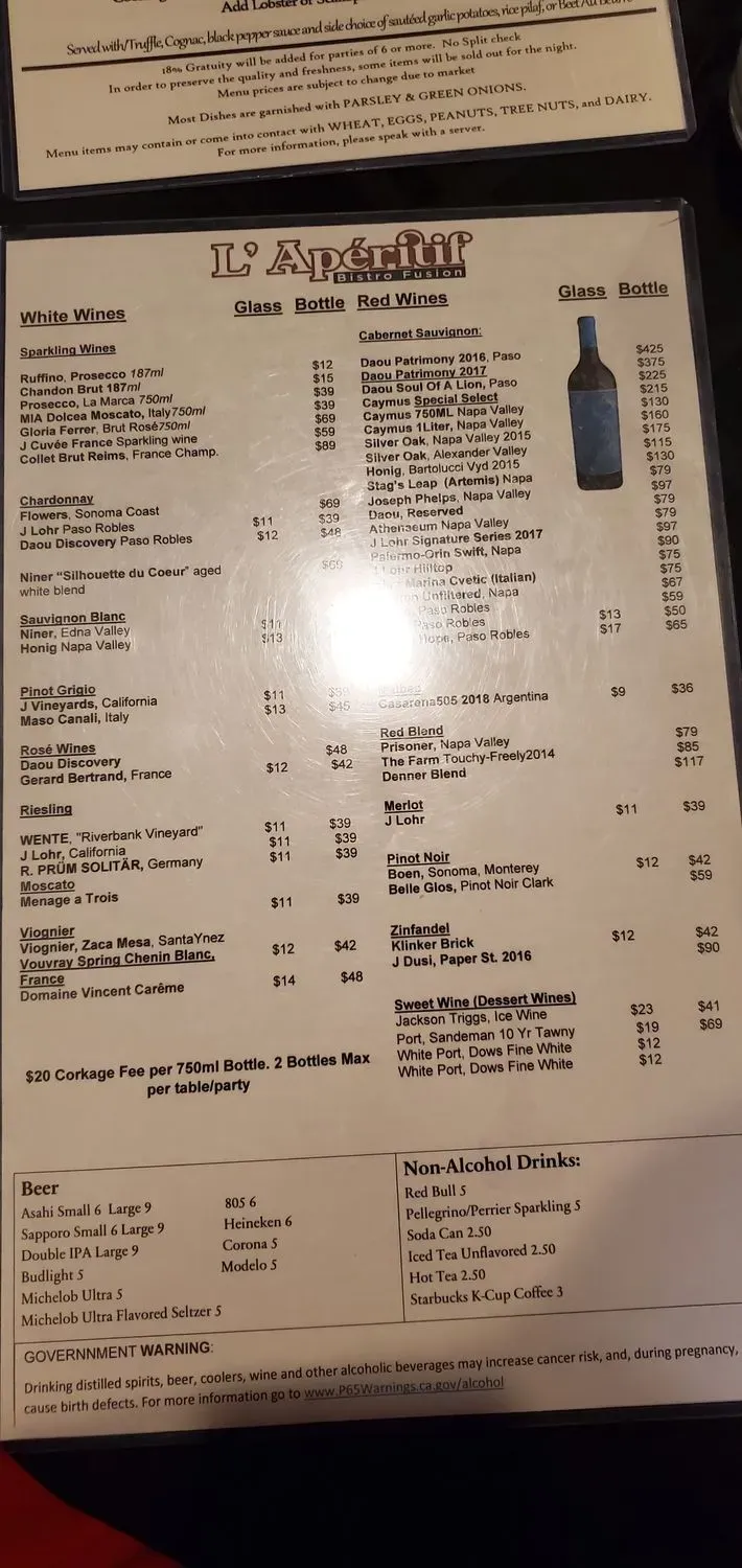 Menu 6