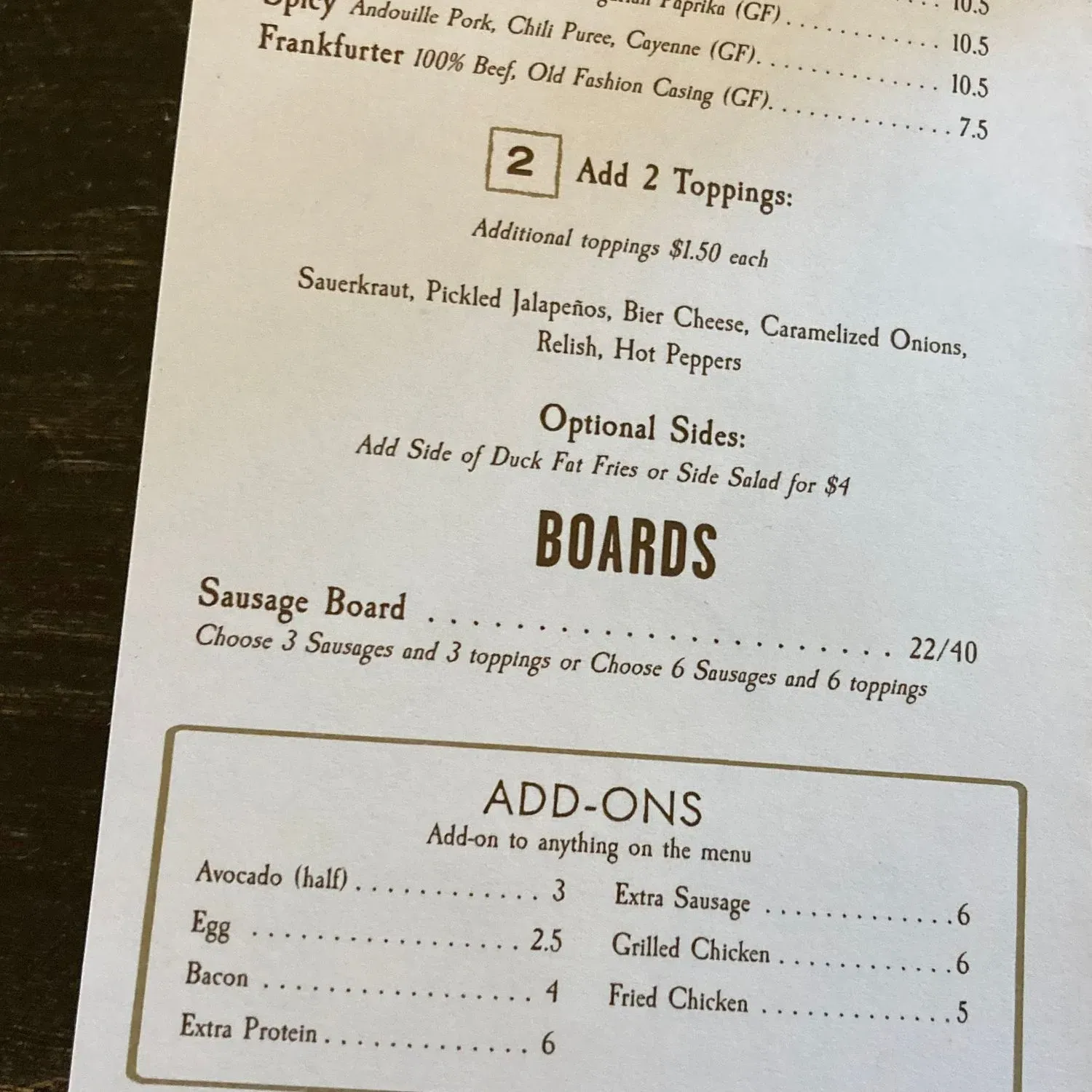 Menu 2