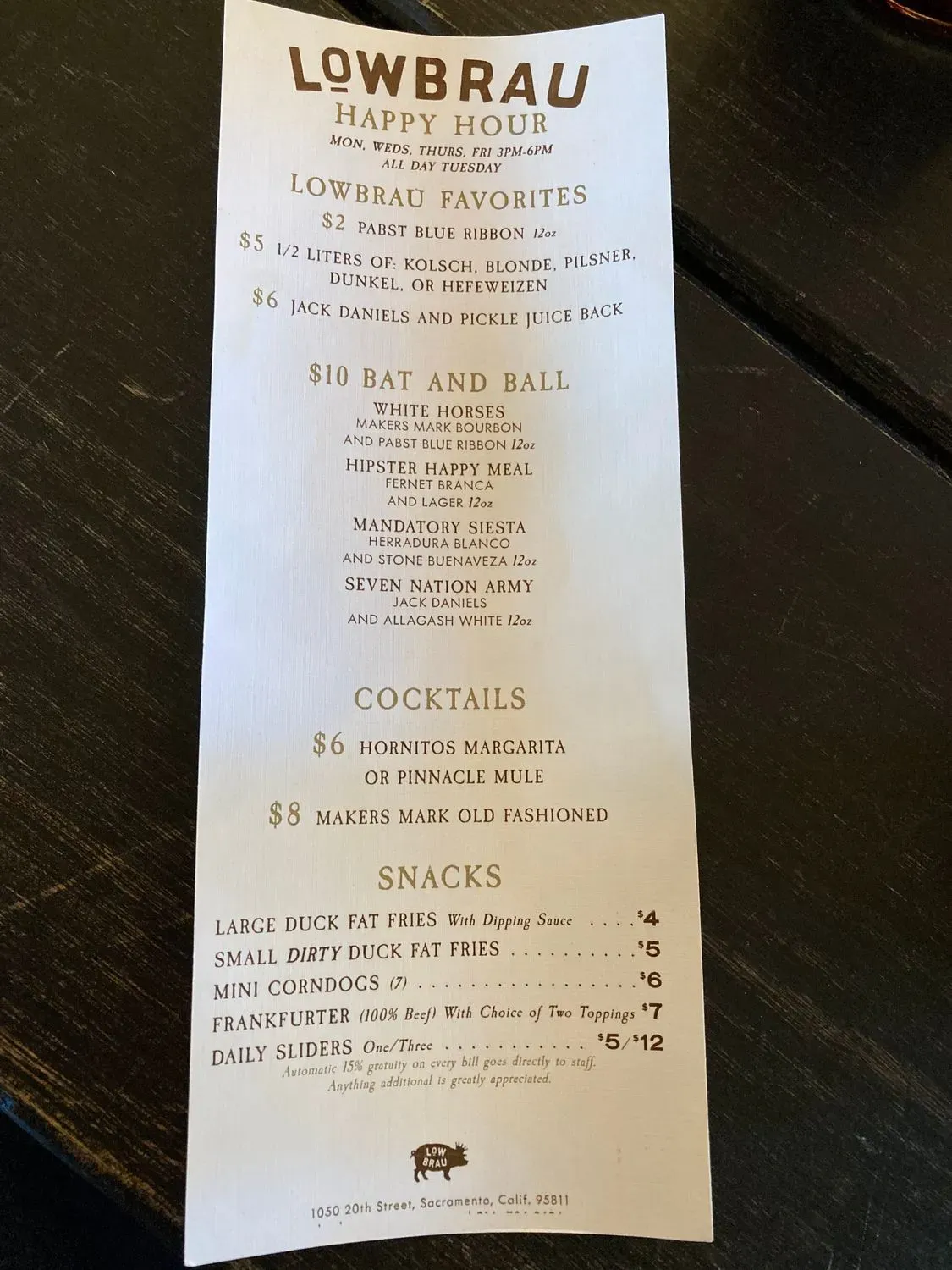 Menu 4