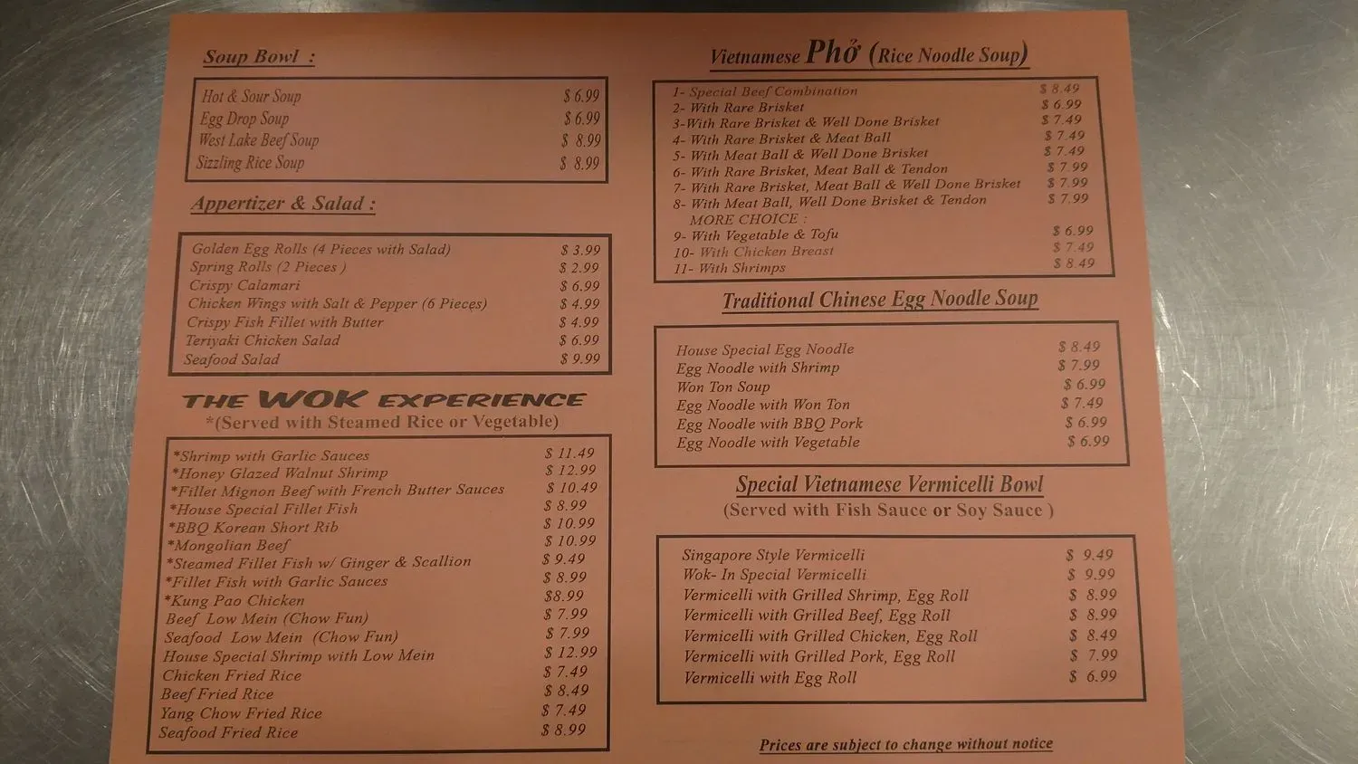 Menu 6