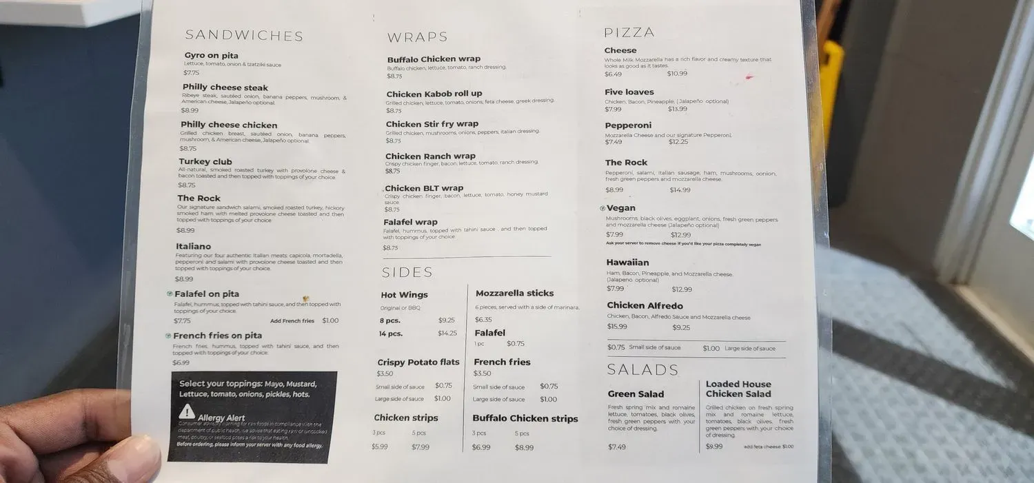 Menu 3