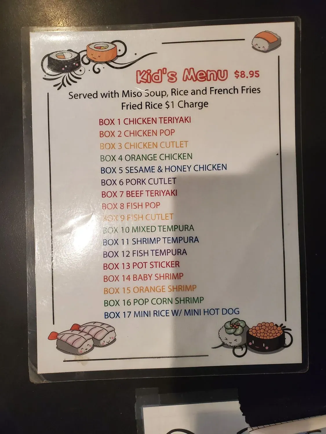 Menu 4