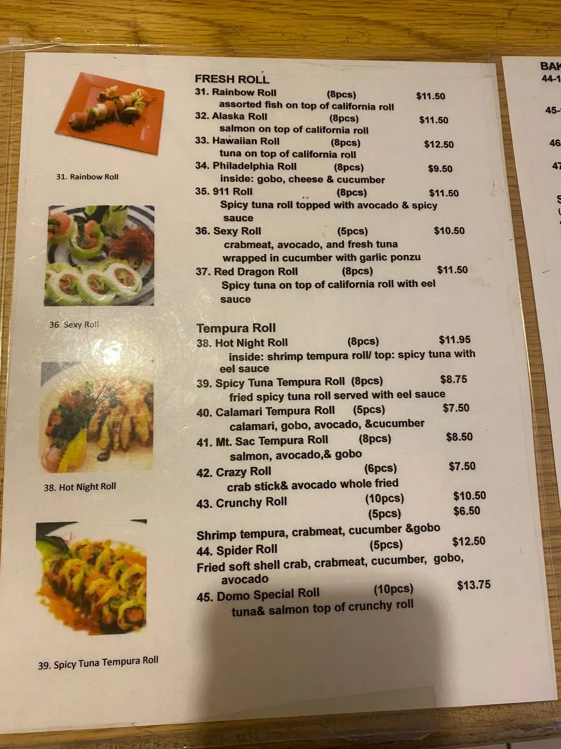 Menu 3