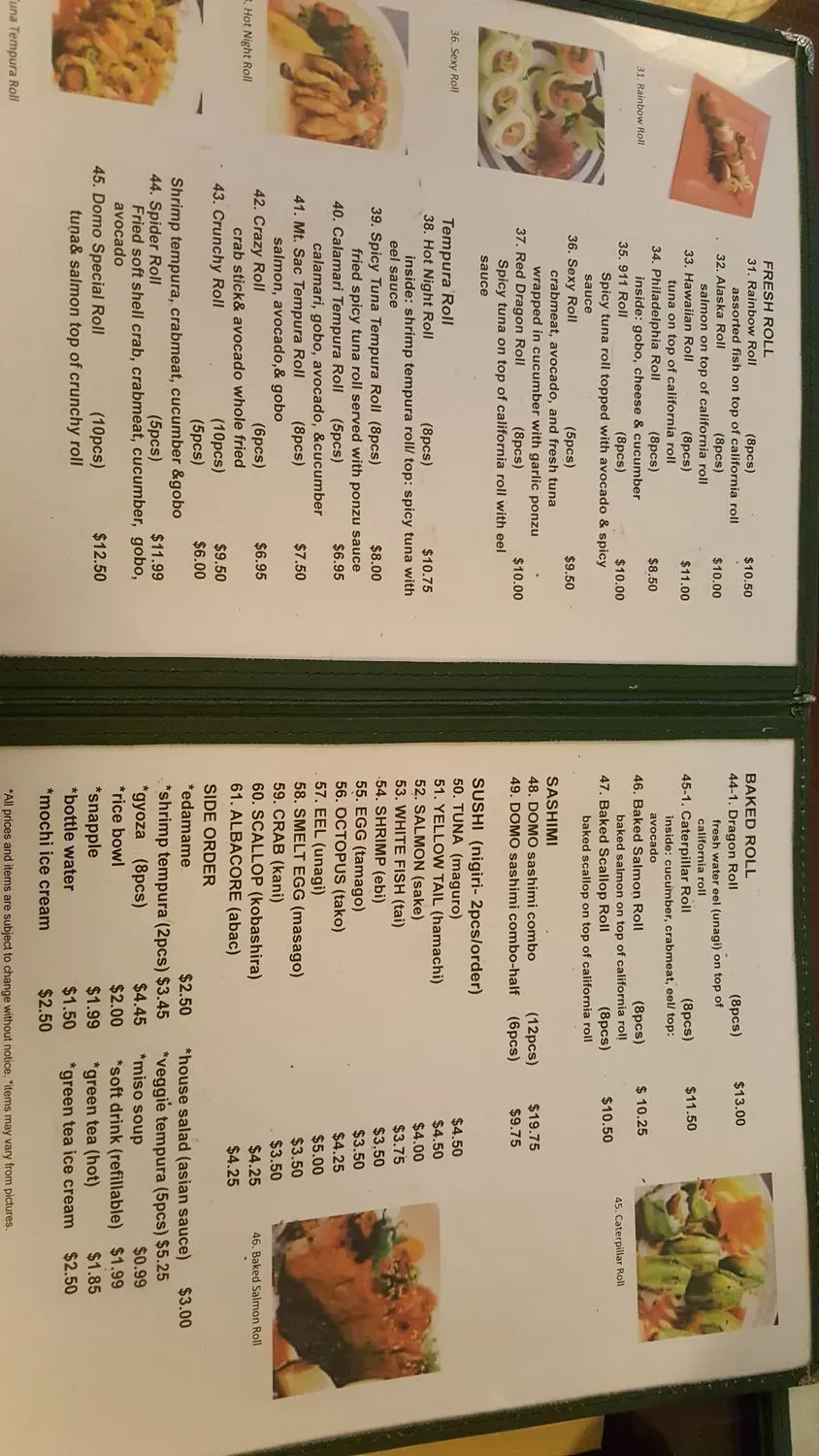 Menu 4