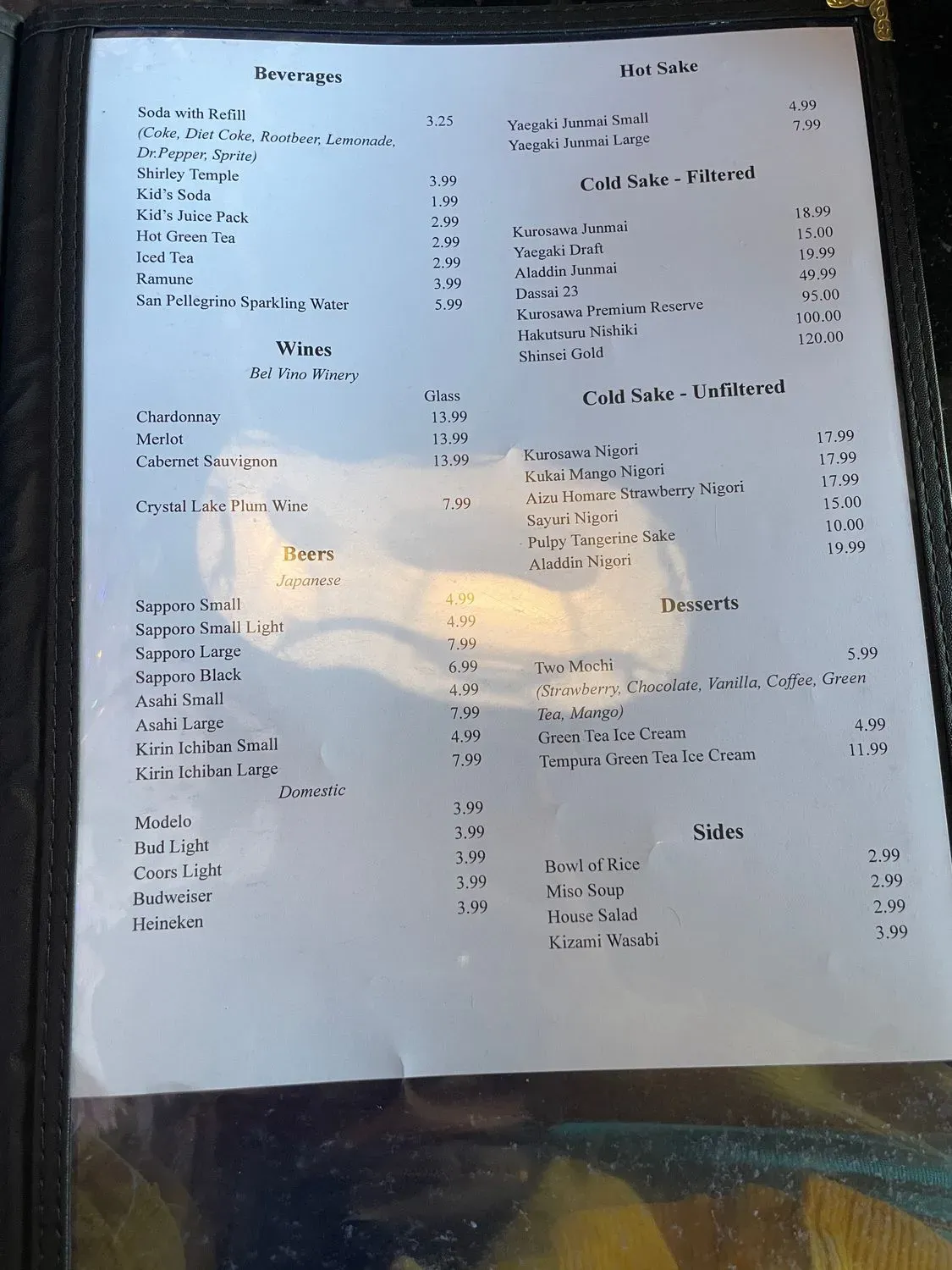 Menu 4