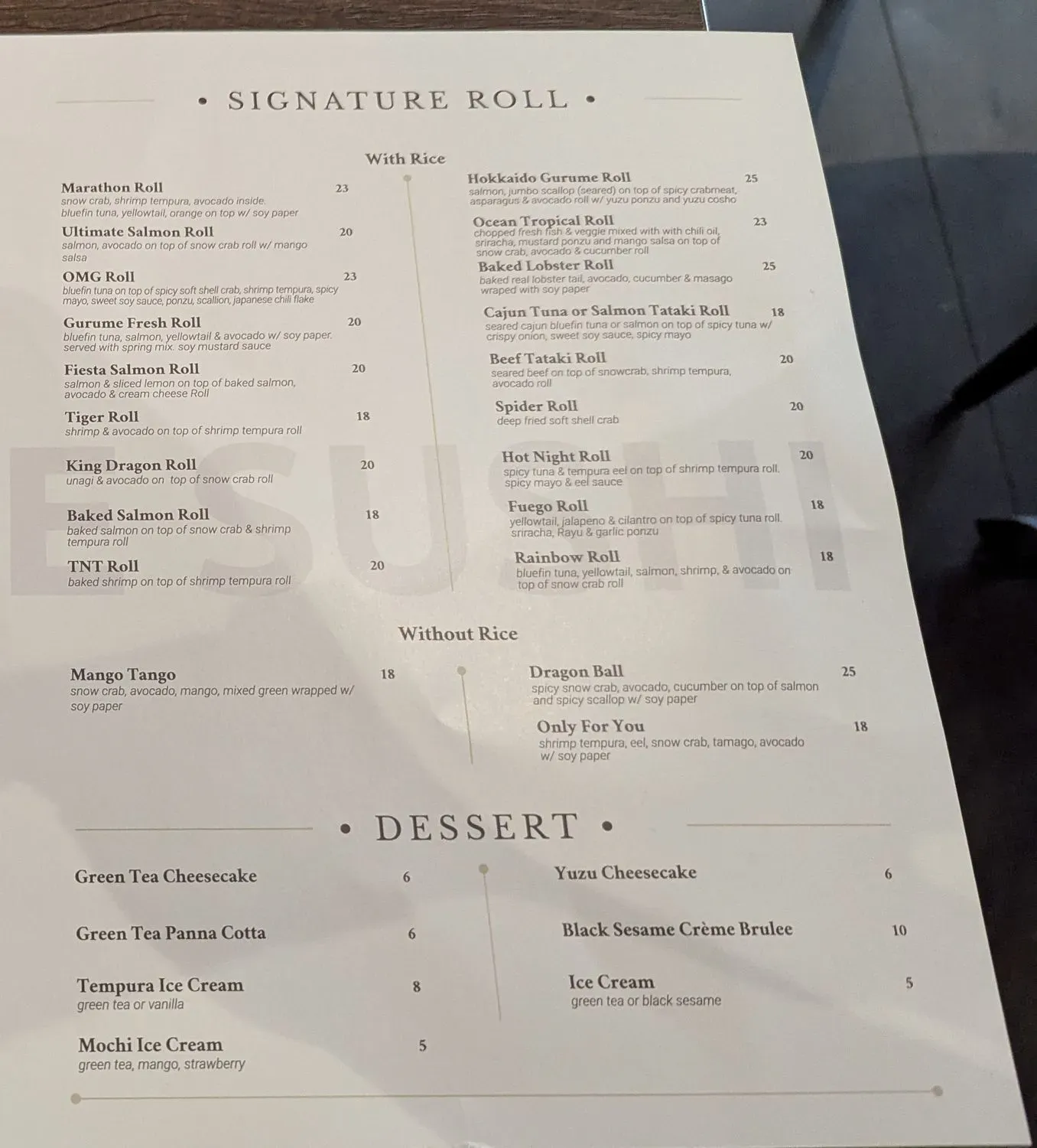 Menu 2