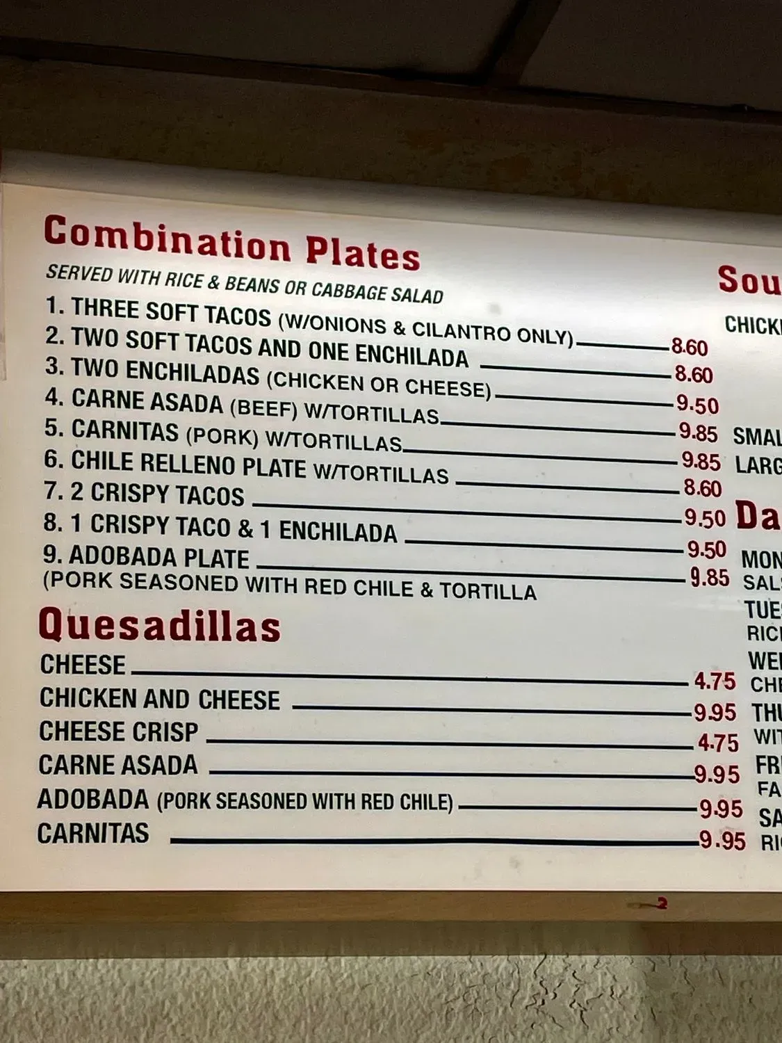 Menu 4