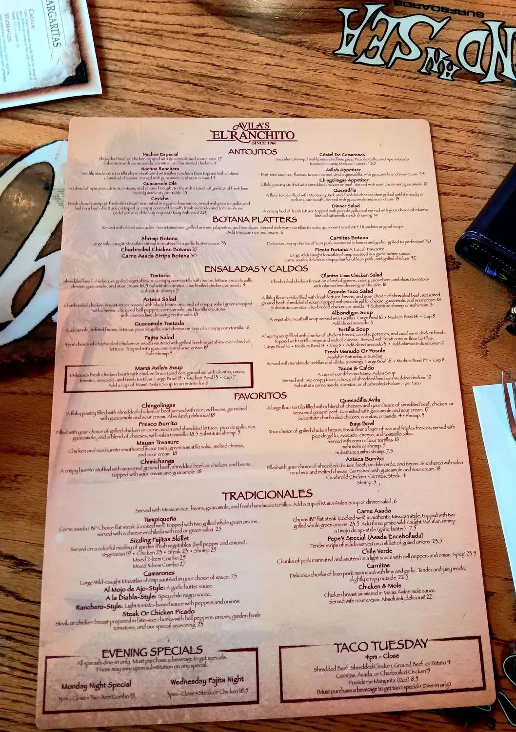 Menu 4