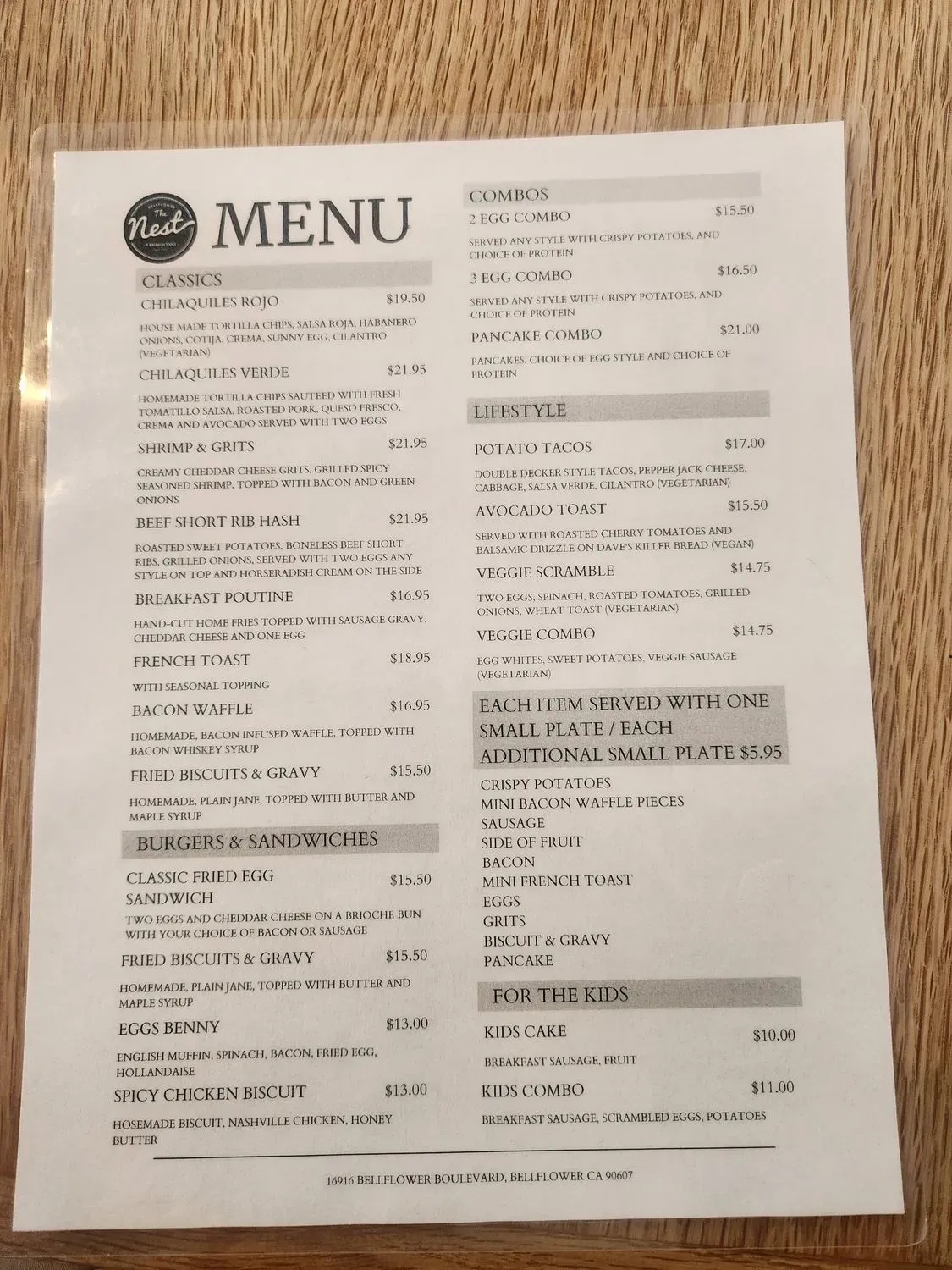 Menu 6