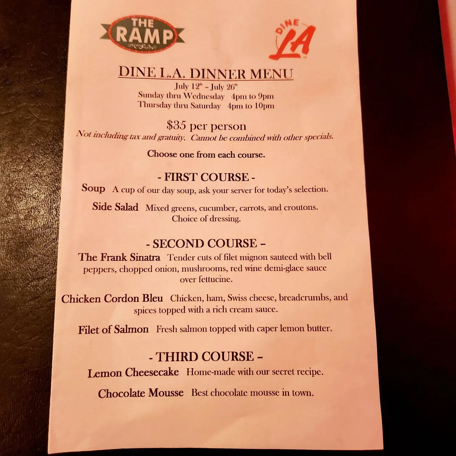 Menu 3