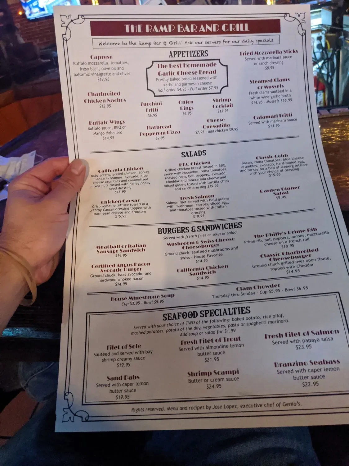 Menu 5