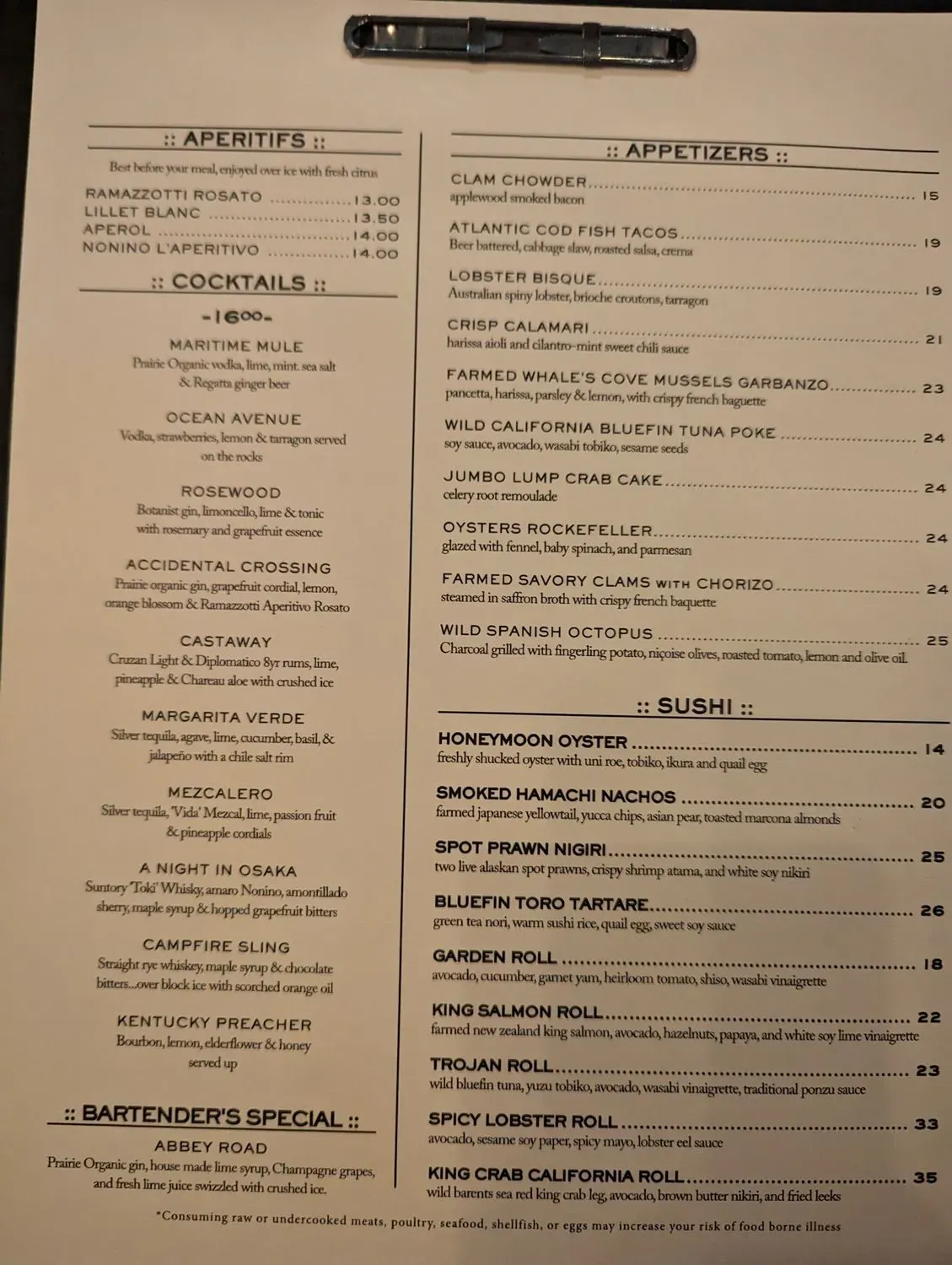 Menu 4