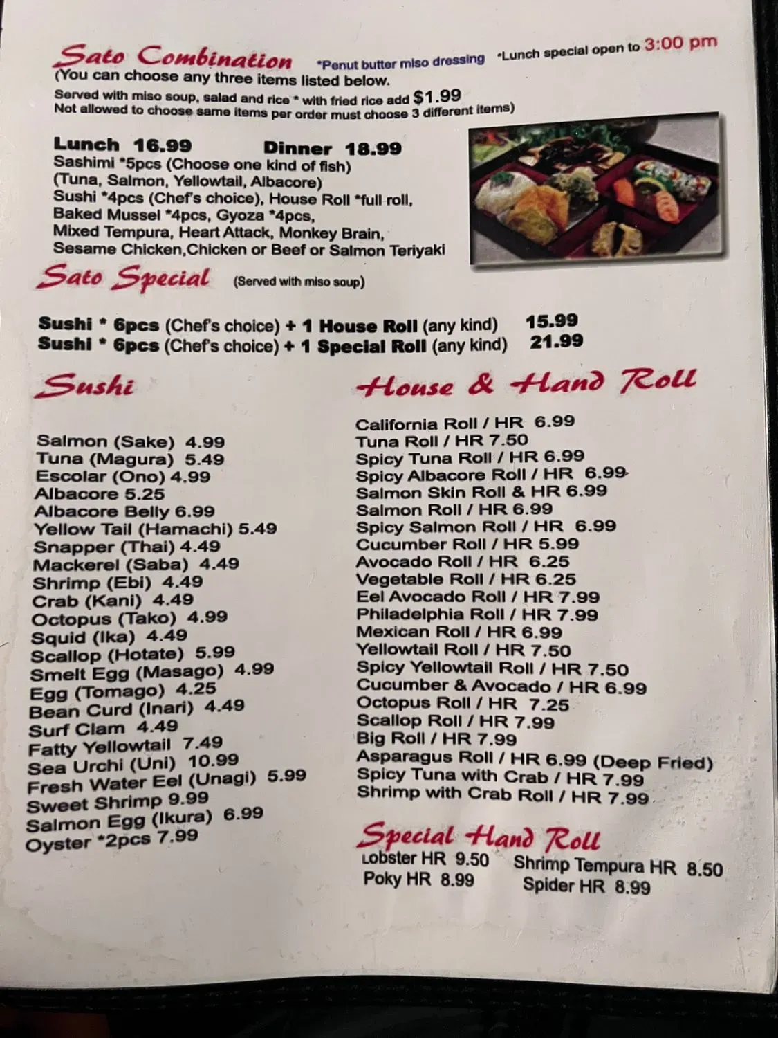 Menu 4