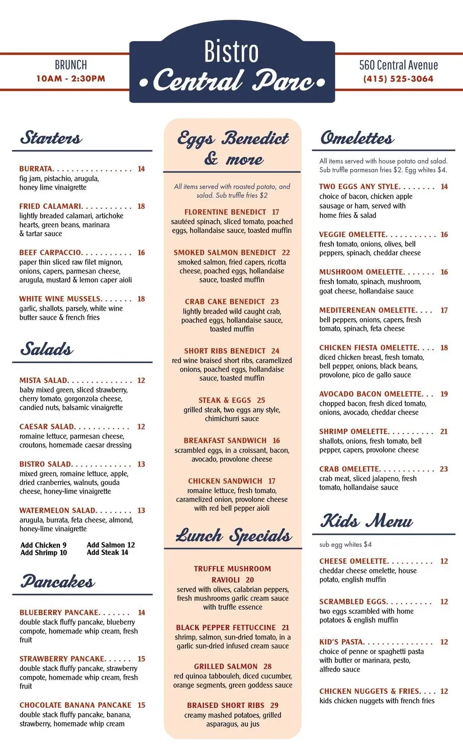 Menu 2