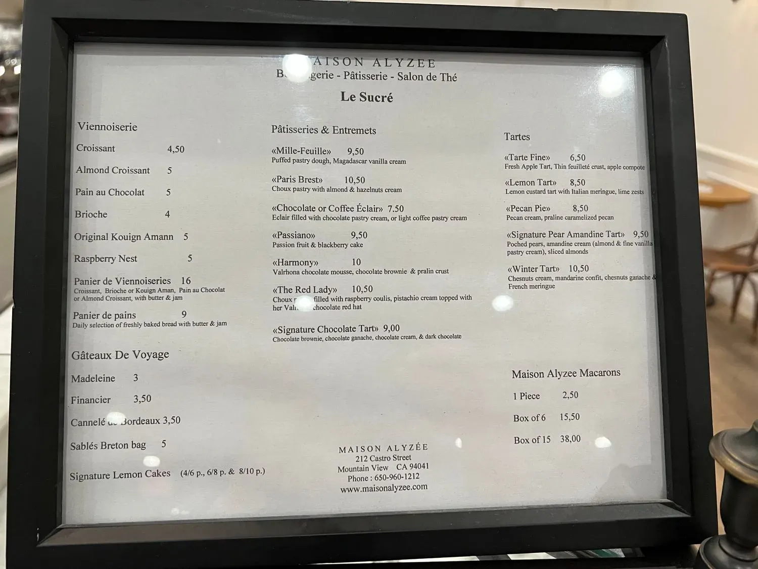 Menu 4