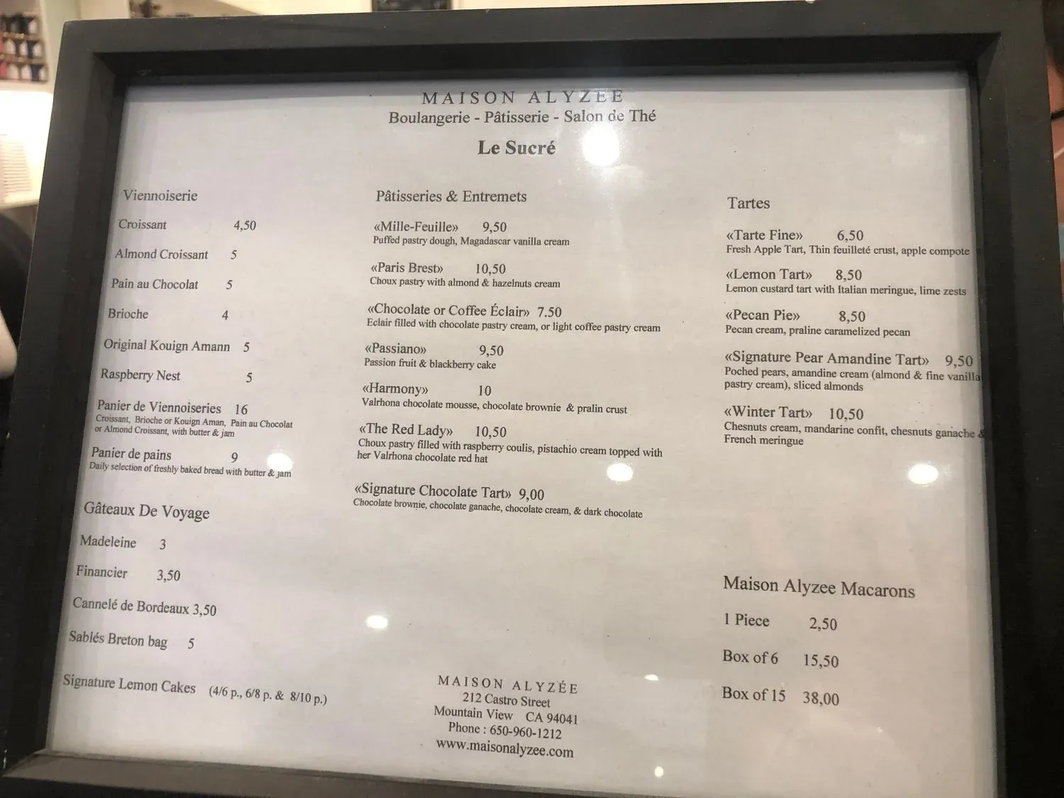 Menu 6