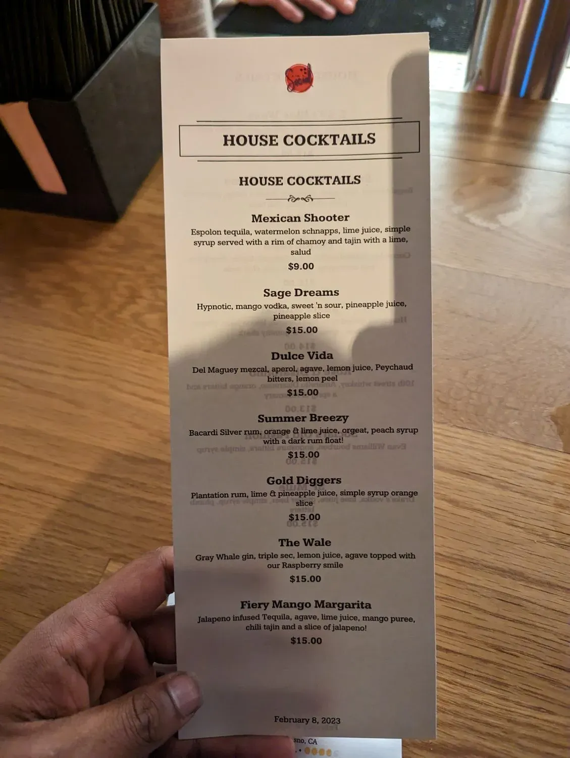 Menu 5