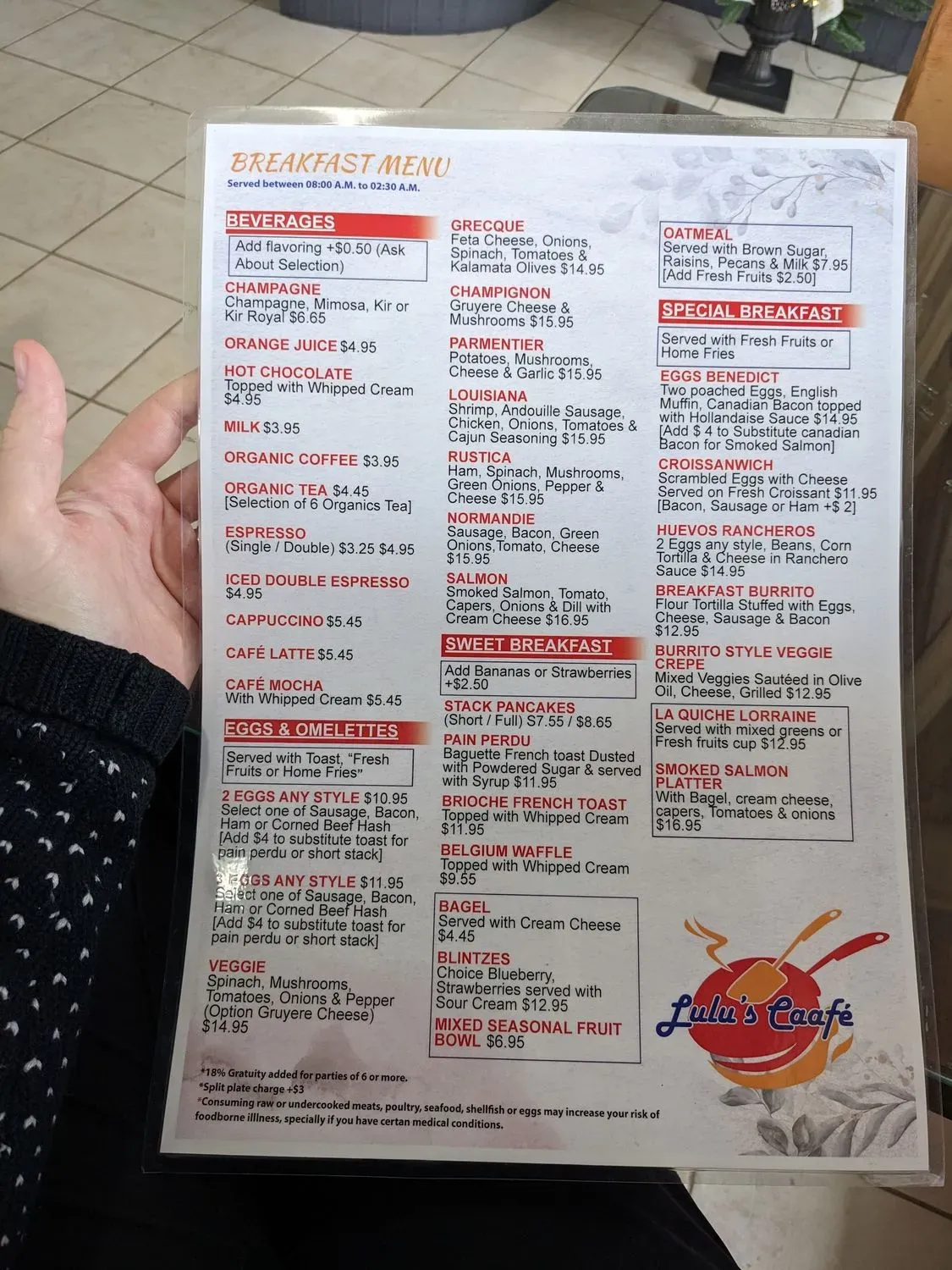 Menu 4