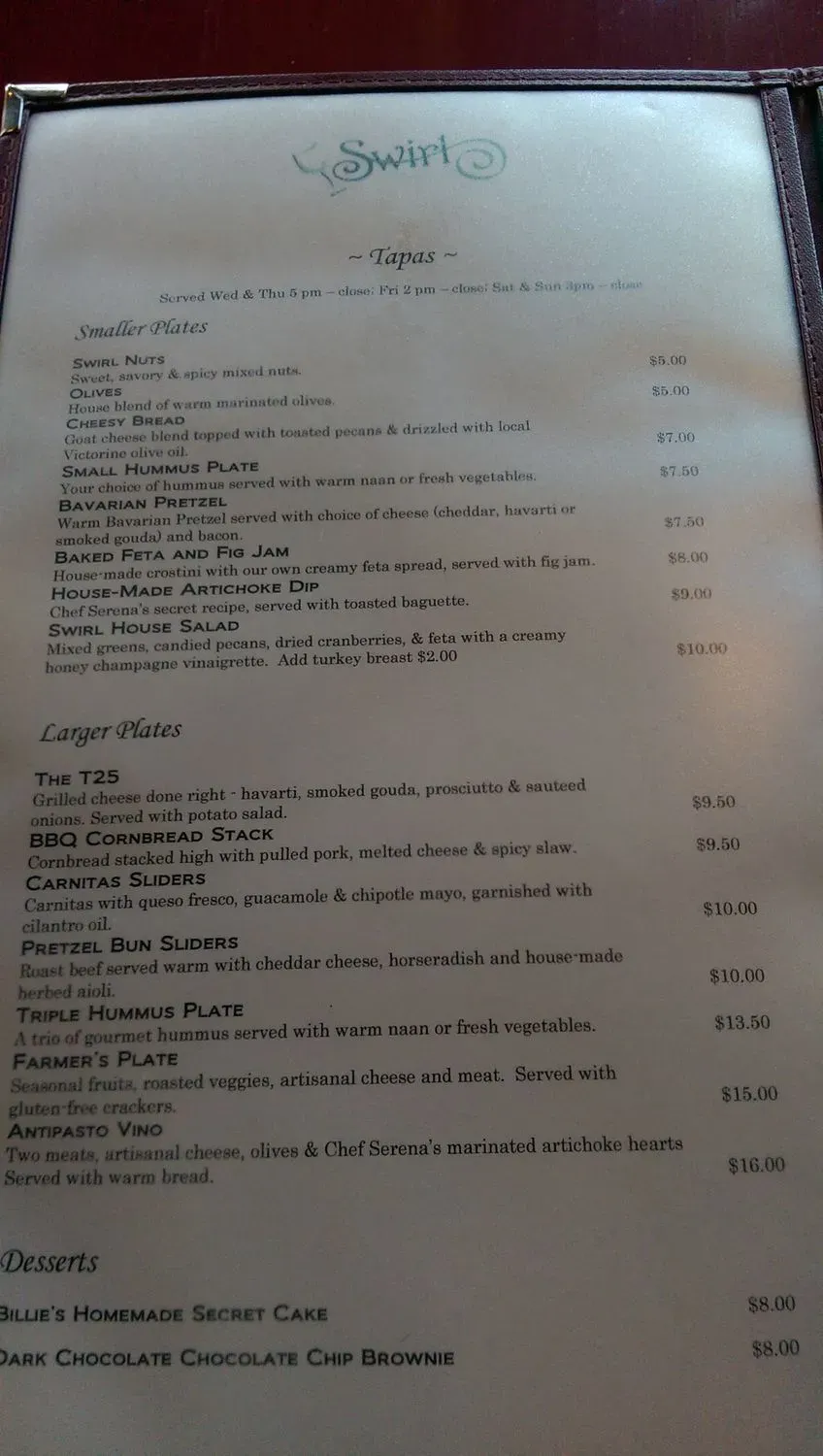 Menu 3