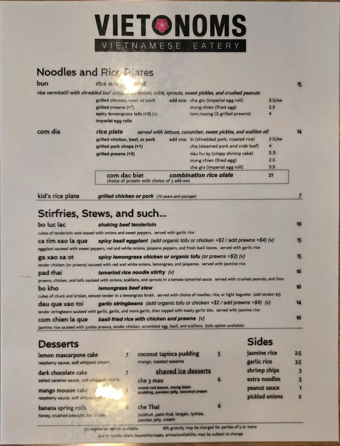 Menu 2