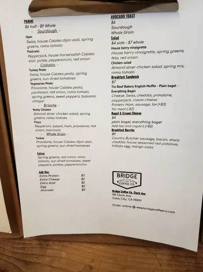 Menu 4