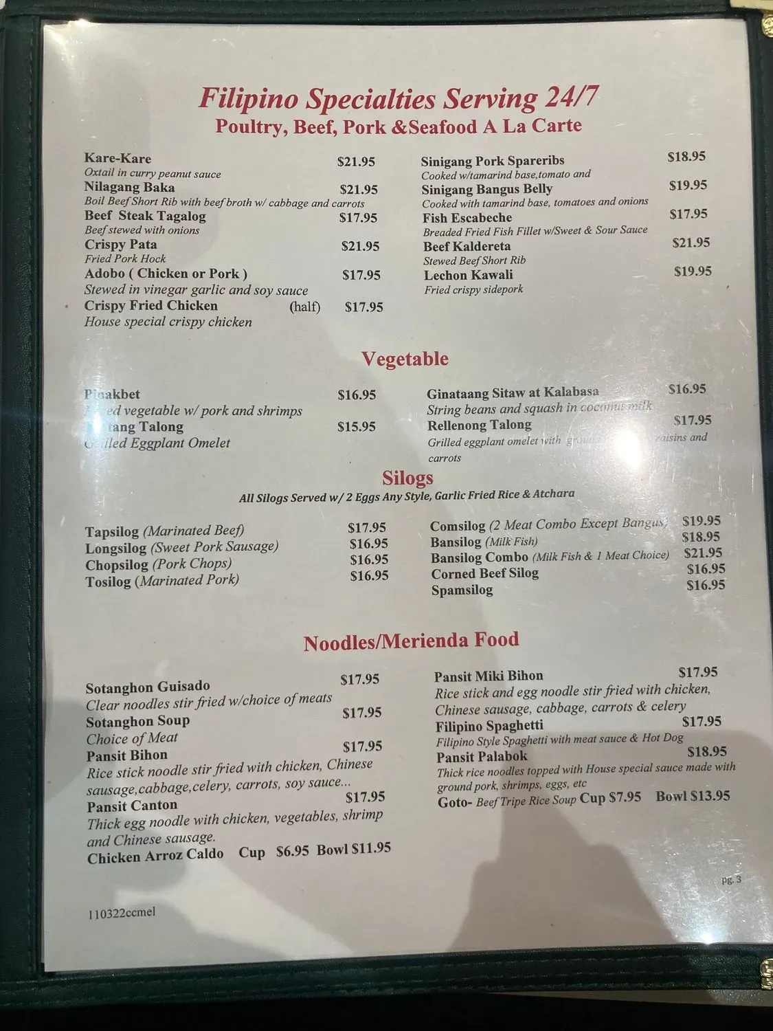 Menu 6