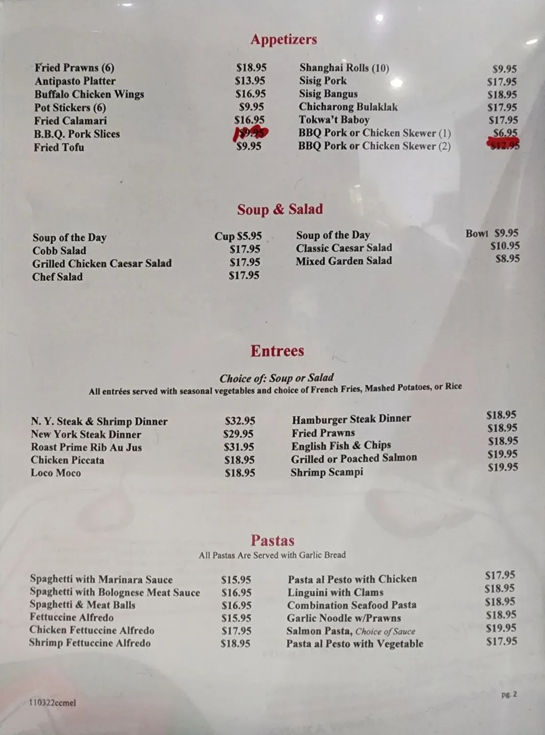 Menu 3