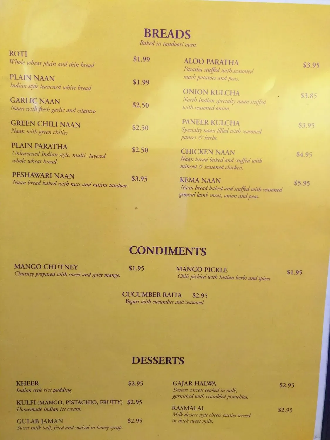 Menu 4